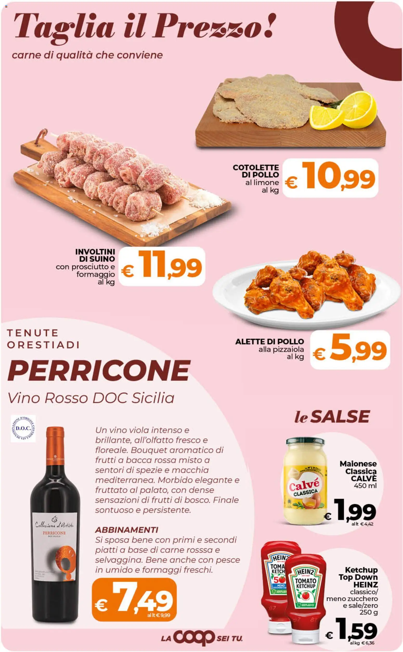 Volantino Ipercoop del 07.04.2026 | Pagina: 25 | Prodotti: Pollo, Spezie, Limone, Vino rosso