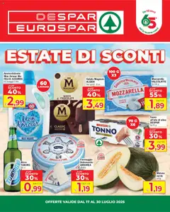 Anteprima del volantino Despar Sardegna catalogo valido a partire dal 17.07.2025