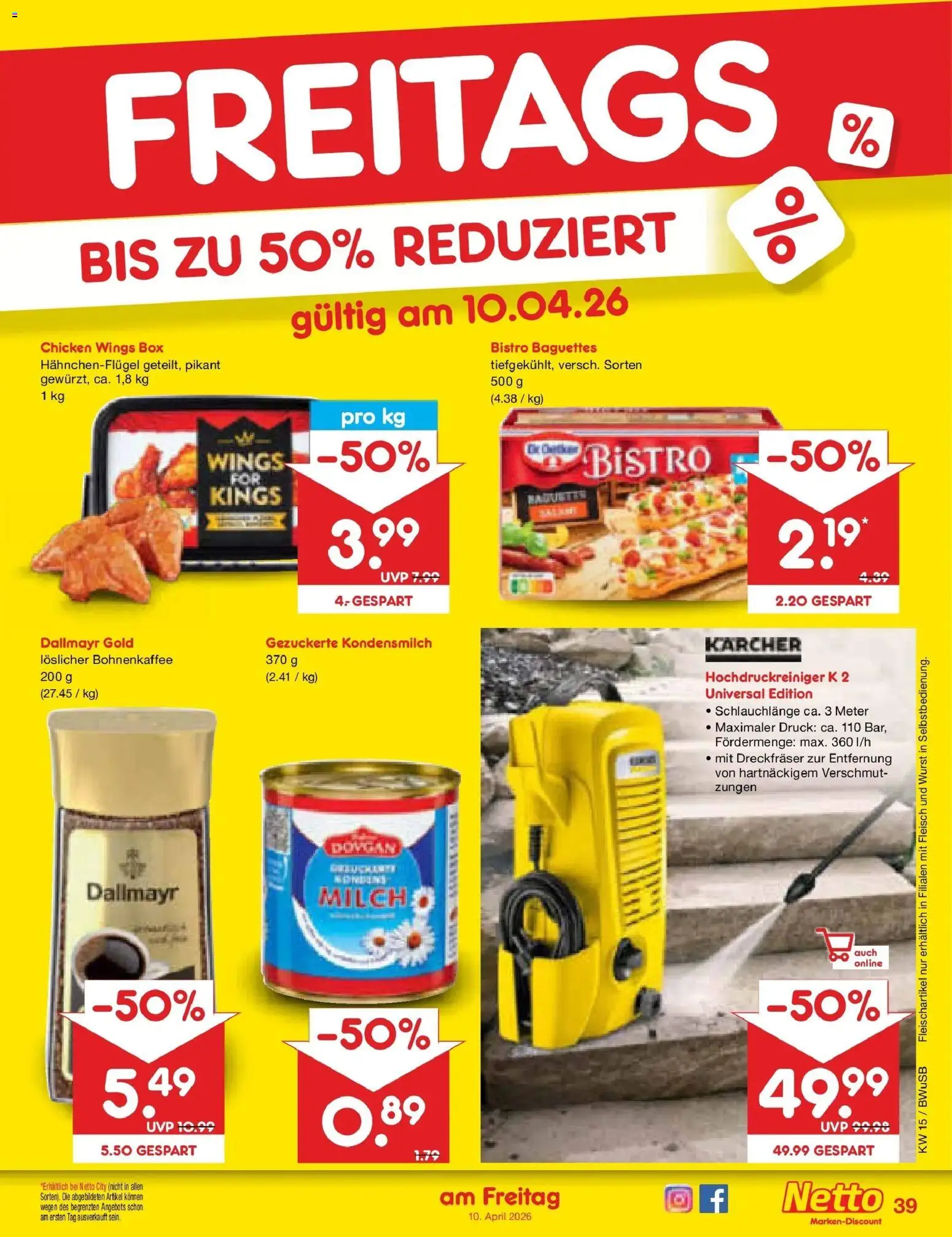 Netto Marken-Discount Prospekt Stemwede-Dielingen	 – gültig ab 07.04.2026 | Seite: 57 | Produkte: Box, Dallmayr, Wurst, Hochdruckreiniger
