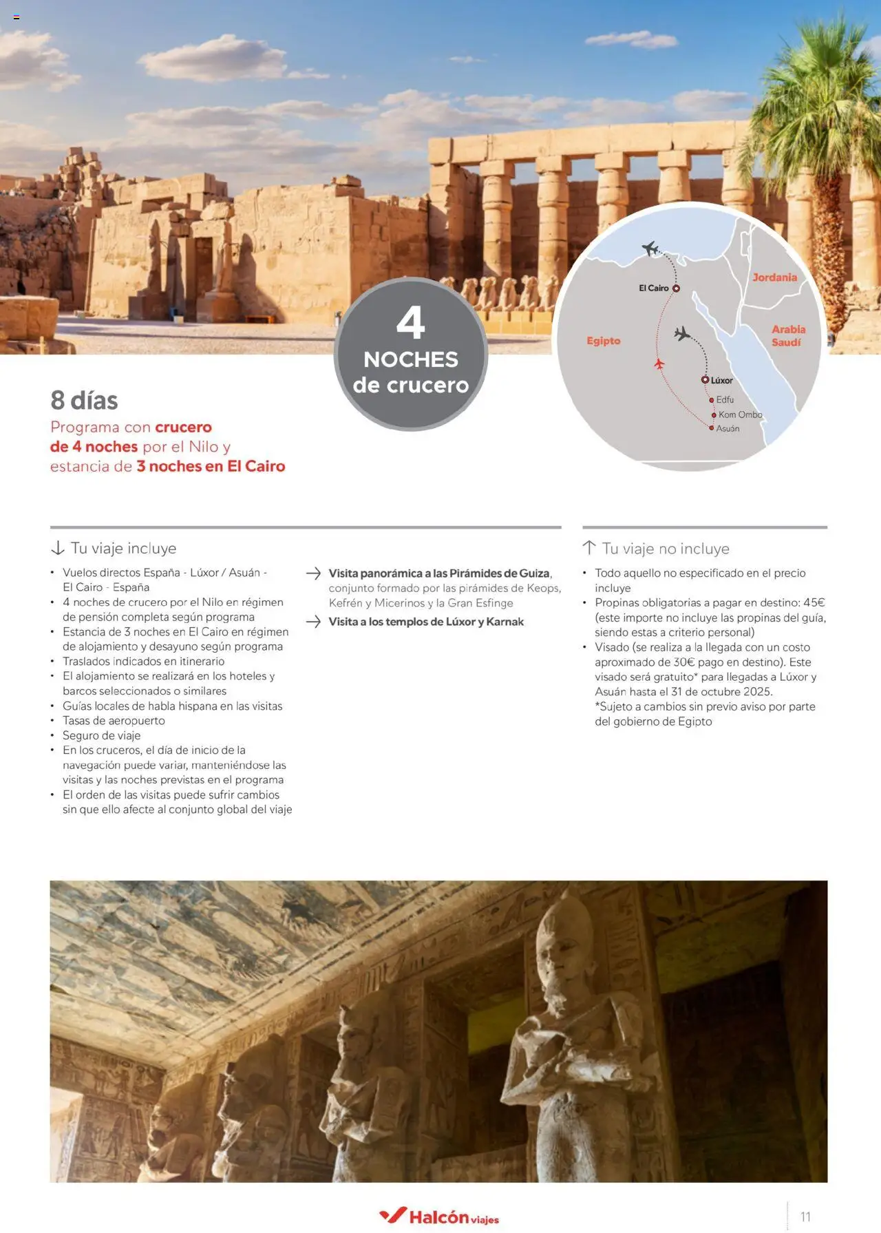 Halcón Viajes Egipto │ válido desde el 01.07.2025 | Página: 11 | Productos: Navegación