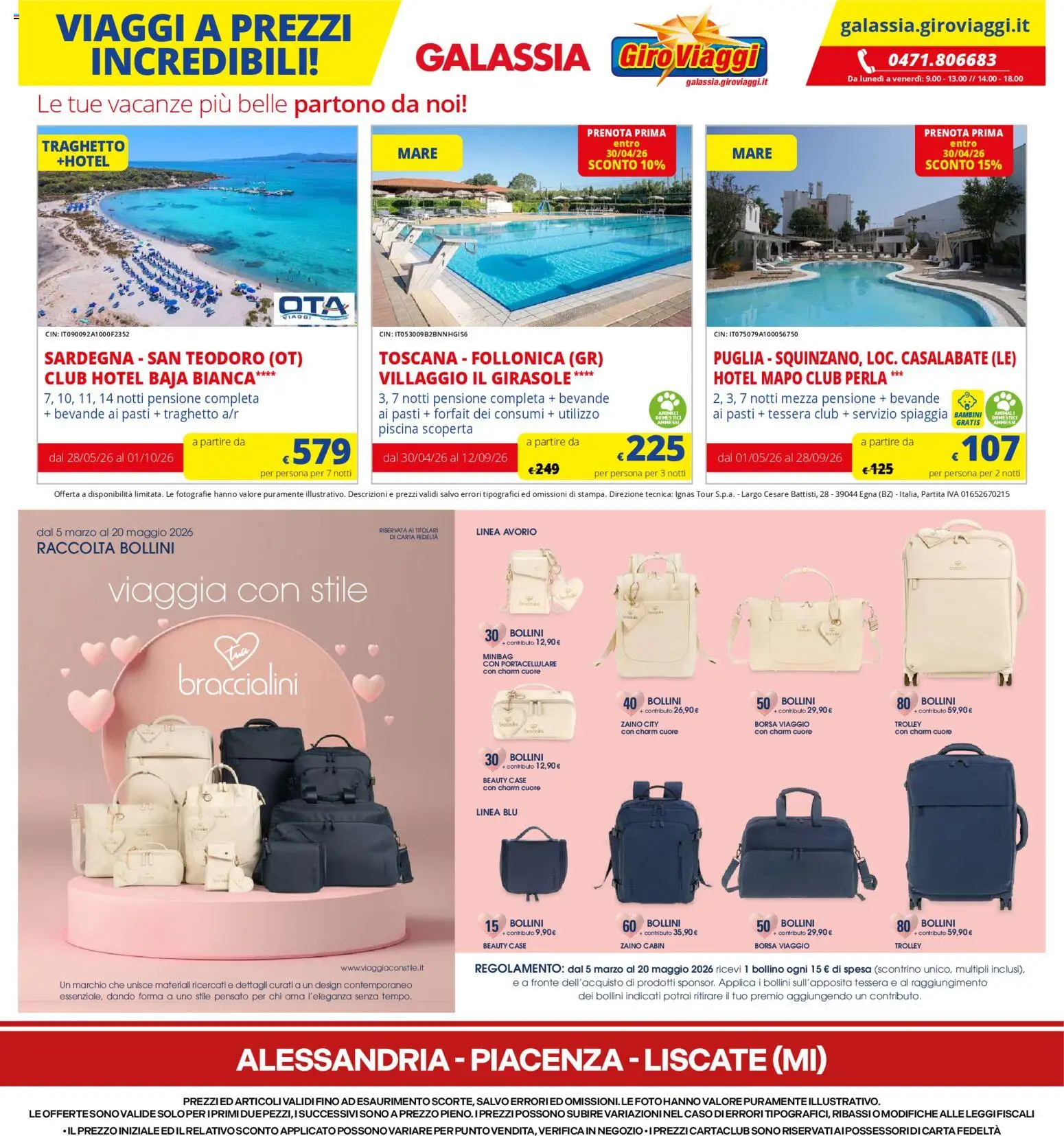 Volantino Galassia del 23.04.2026 | Pagina: 28 | Prodotti: Zaino, Piscina, Borsa, Trolley