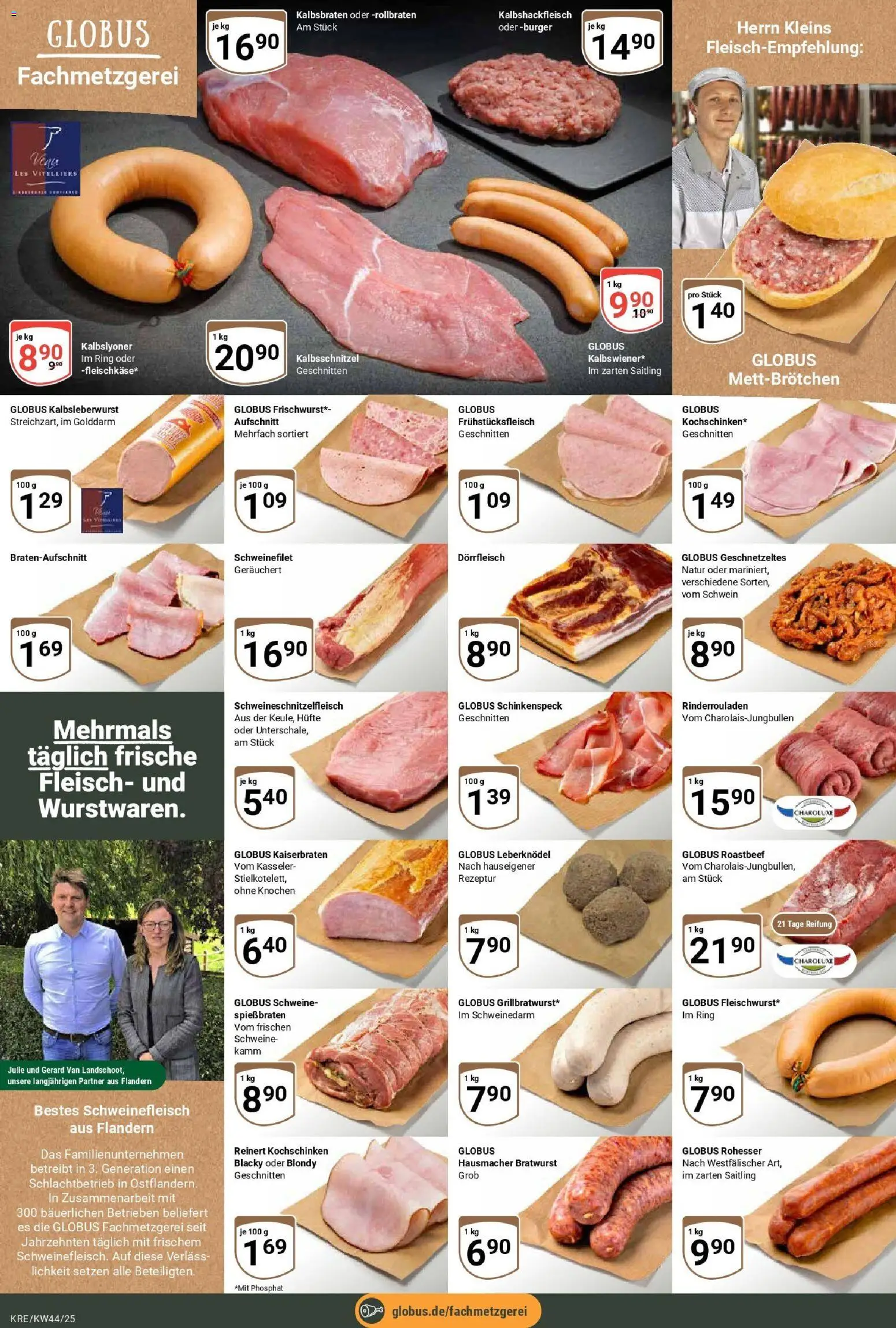 Globus prospekt Krefeld	 – gültig ab 26.10.2025 | Seite: 9 | Produkte: Bratwurst, Burger, Roastbeef, Schweinefleisch