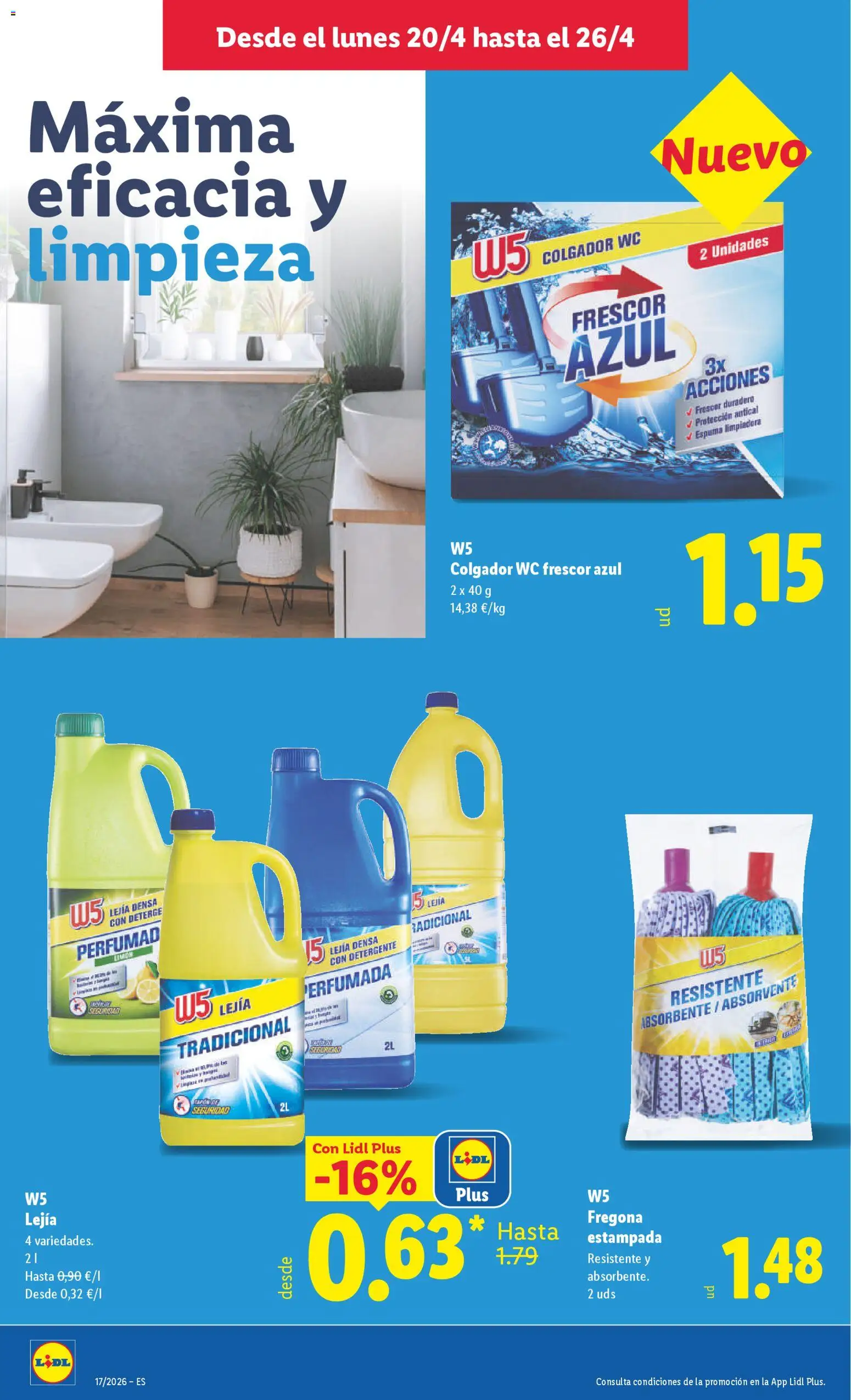 Lidl folleto │ válido desde el 20.04.2026 | Página: 22 | Productos: Detergente