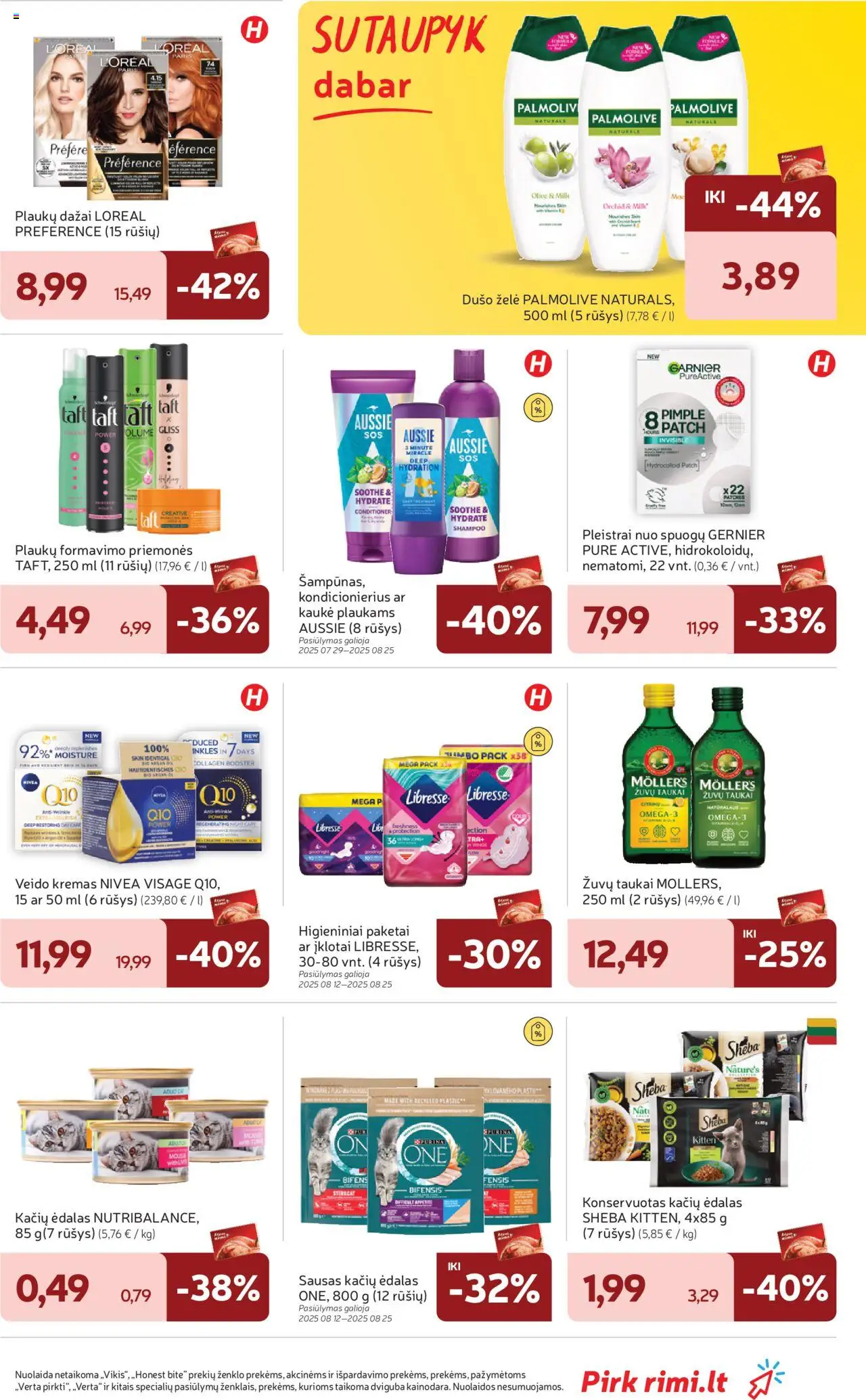 Rimi leidinys│galioja nuo 12.08.2025 | Puslapis: 33 | Prekių: Kondicionierius, Kremas, Kaukė, Dušo želė
