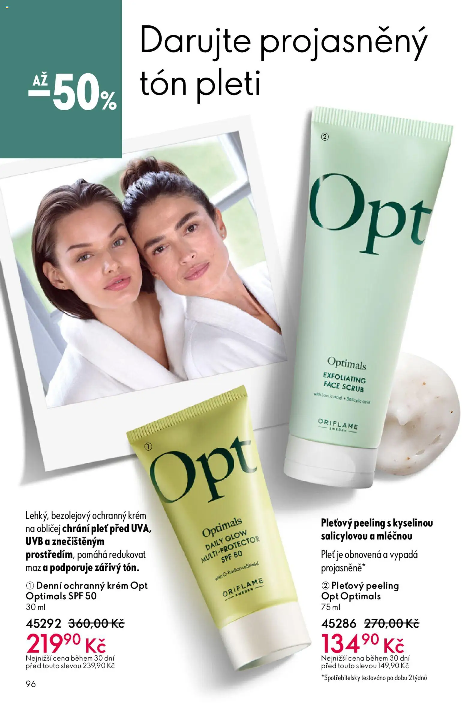 Oriflame katalog č. 06/2026 od 15.04.2026 | Strana: 96 | Produkty: Krém, Peeling