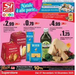 Anteprima del volantino Sì con Te Superstore catalogo valido a partire dal 27.11.2025