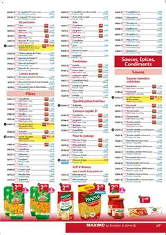 Maximo - Prévisualisation de Maximo catalogue epicerie valide à partir de 24.10.2025 | Page: 49 | Produits: Plateau, Lasagnes, Œufs, Nouilles