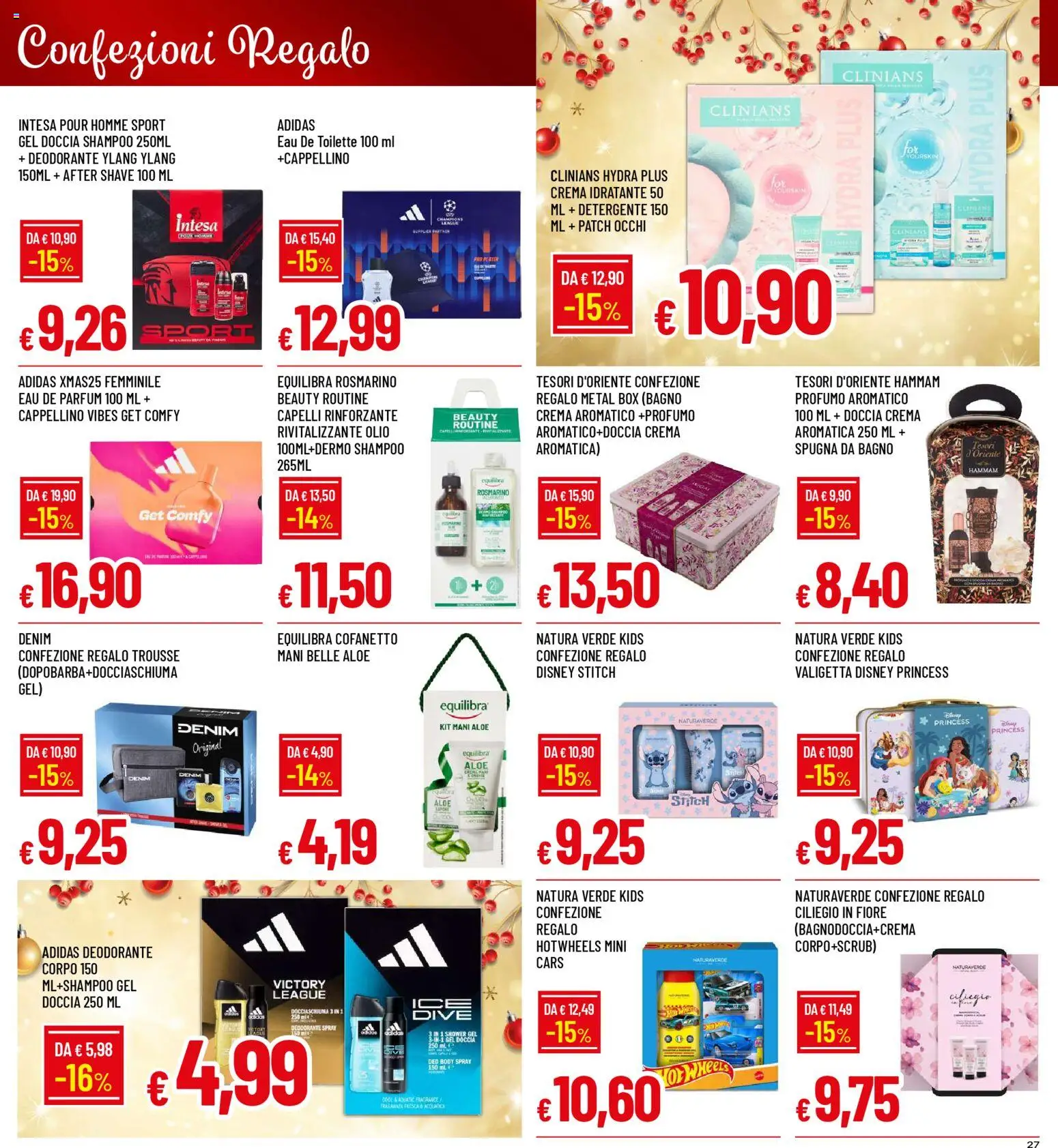 Volantino Galassia del 15.12.2025 | Pagina: 27 | Prodotti: Crema, Deodorante, Olio, Doccia