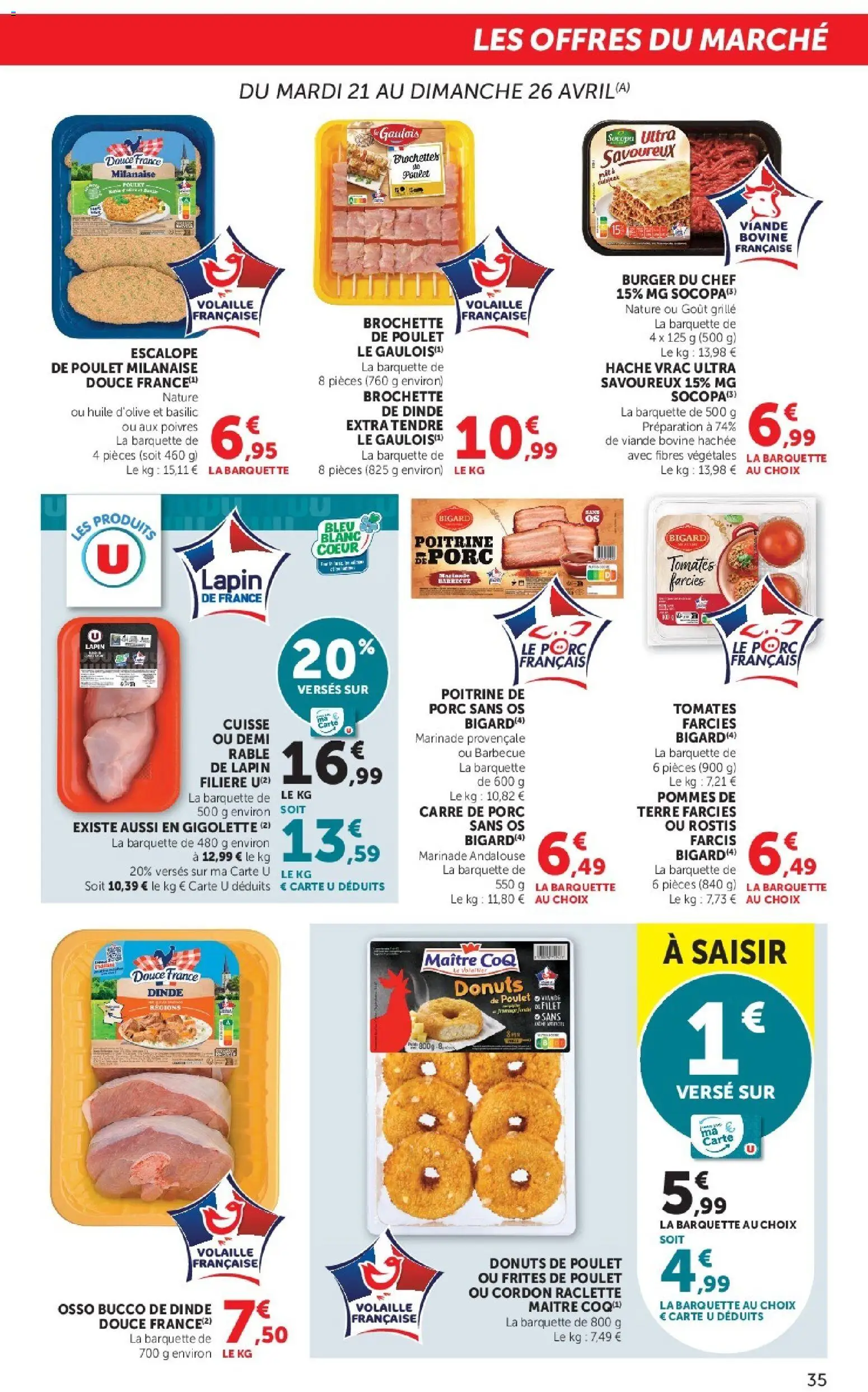 {H1} | Page: 35 | Produits: Barbecue, Poitrine de porc, Viande, Porc