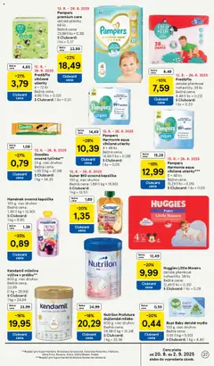 Pampers Harmonie aqua vlhčené utierky***, 6 × 48 ks │ platný od 20.08.2025 | Strana: 27 | Produkty: Pampers Premium Care, Sunar, Nohavičky, Pampers