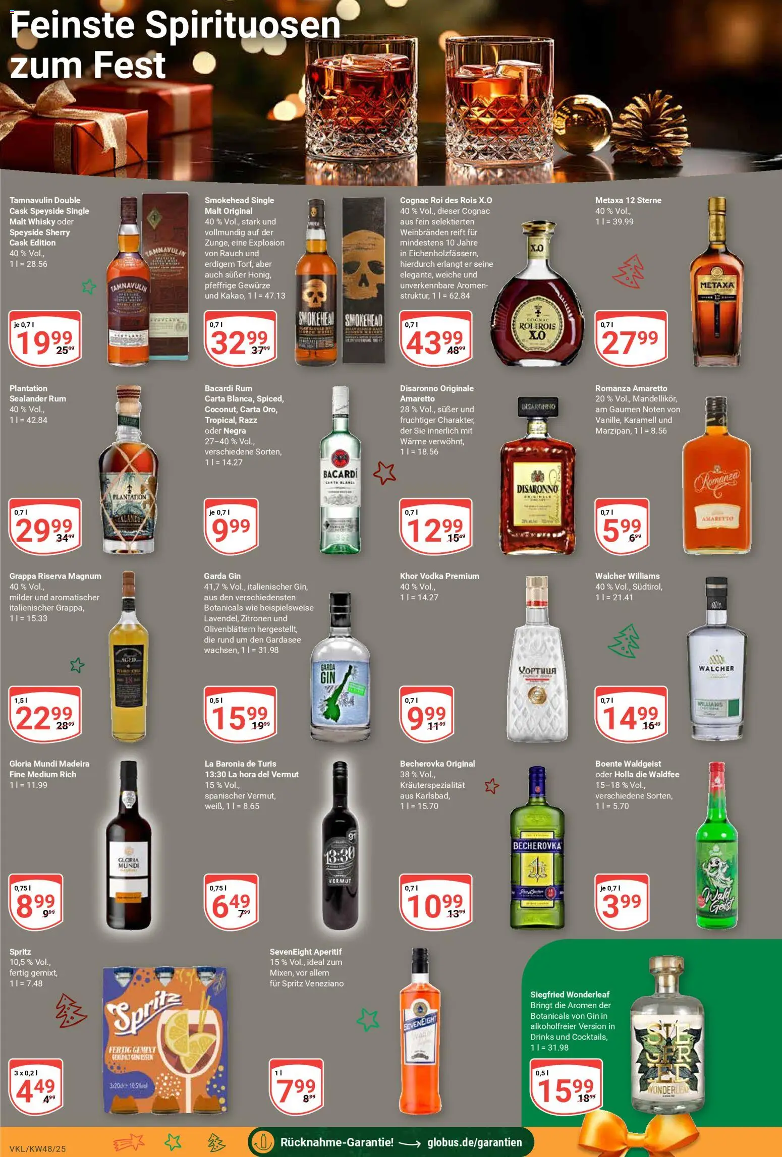 Globus prospekt Völklingen	 – gültig ab 24.11.2025 | Seite: 21 | Produkte: Rum, Vodka, Gin, Zitronen