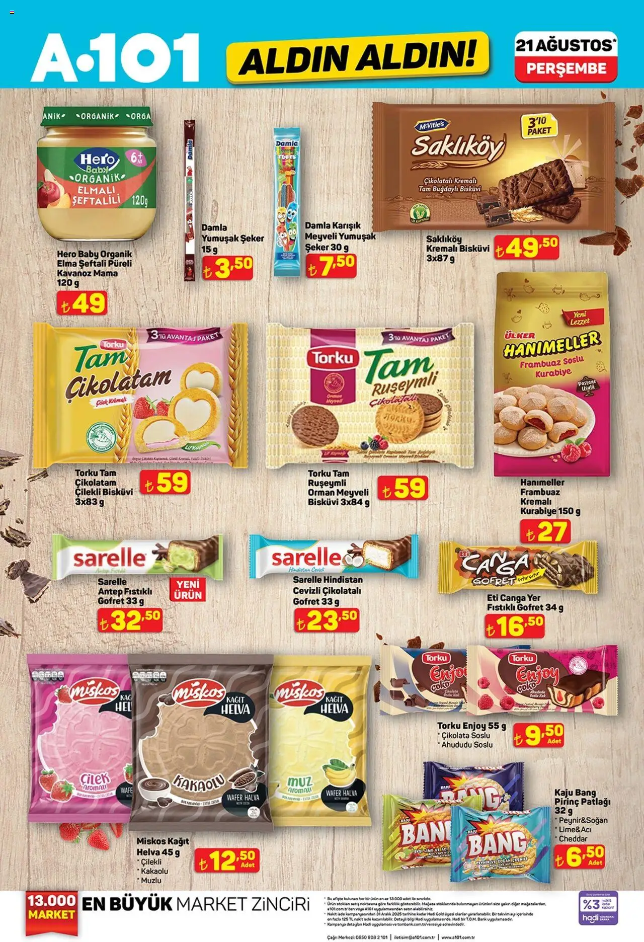 A101 Katalog Aldın Aldın - 21.08.2025 tarihinden itibaren geçerlidir | Sayfa: 3 | Ürünler: Frambuaz, Çikolatalı gofret, Peynir, Pirinç