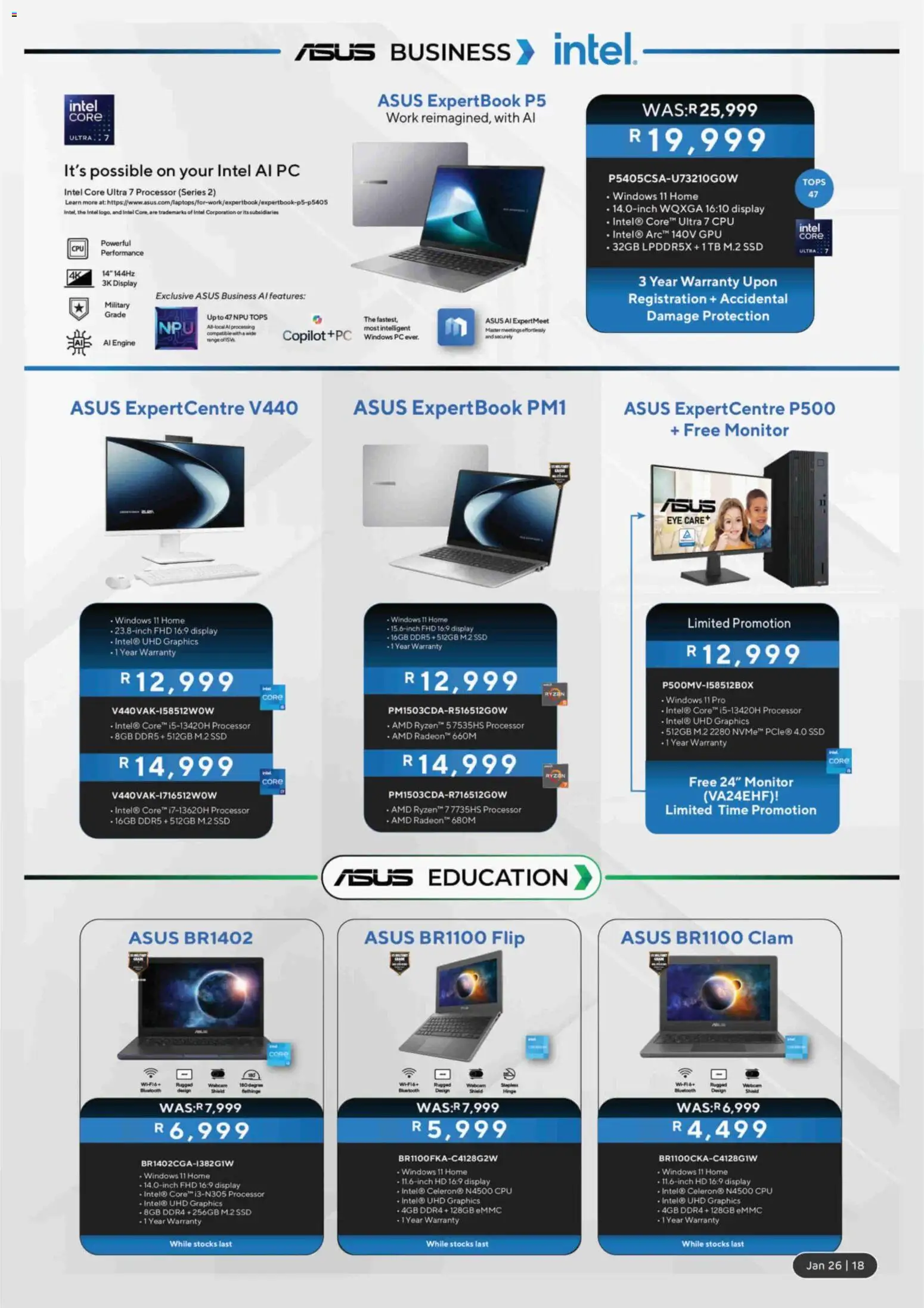 New Computer Mania catalogue – valid from 01.01.2026 | Page: 19 | Products: Monitor, PC