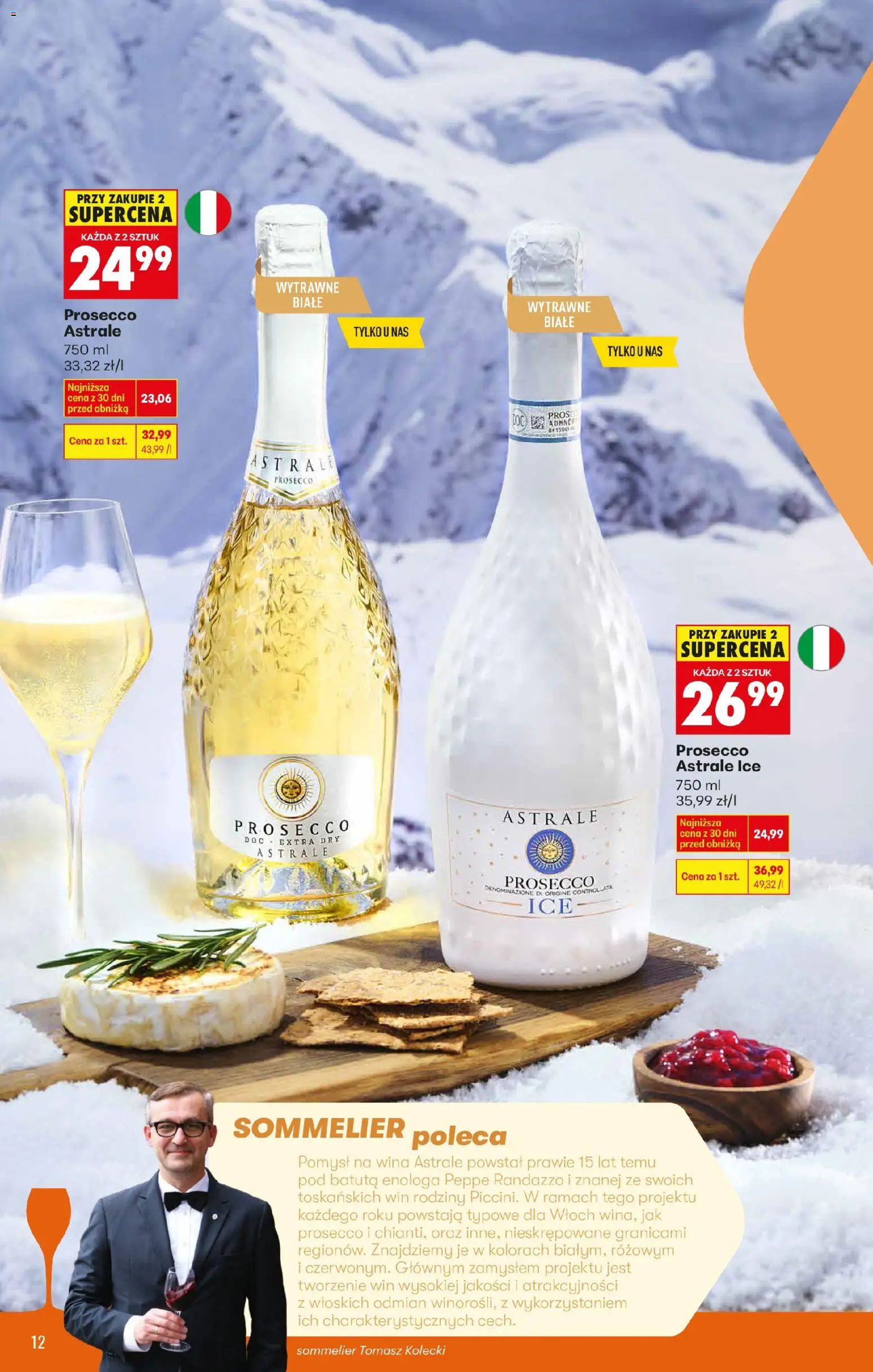 Biedronka gazetka - Czas na toast od 12.01.2026 | Strona: 14 | Produkty: Prosecco
