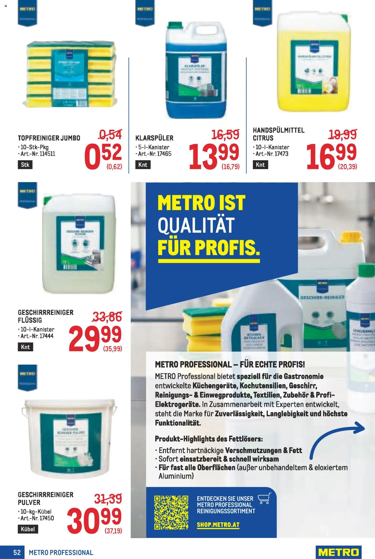 Metro angebote Profi gültig ab 16.04.2026 | Seite: 52