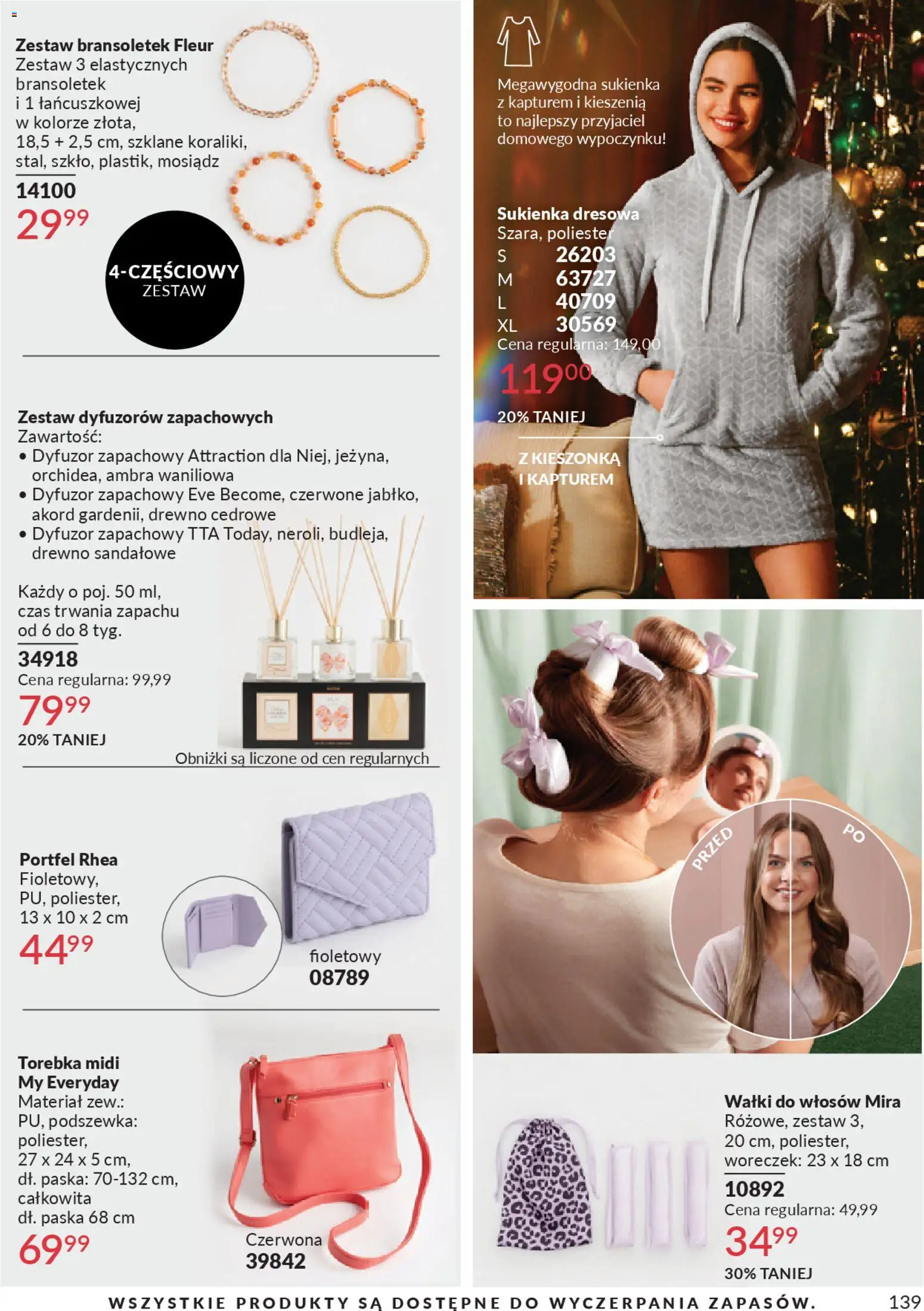 Avon Katalog 3 2026 od 01.03.2026 | Strona: 139 | Produkty: Torebka, Portfel, Sukienka