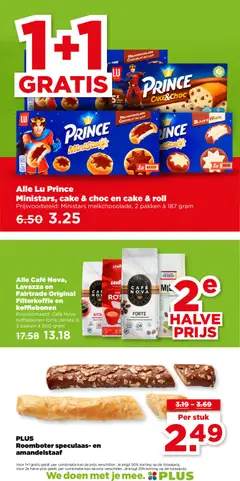 Alle Lu Prince Ministars, cake & choc en cake & roll, Prijsvoorbeeld: Ministars melkchocolade, 2 pakken à 187 gram - Voorbeeld van een folder van Plus, geldig van 12.11.2025 | Pagina: 25