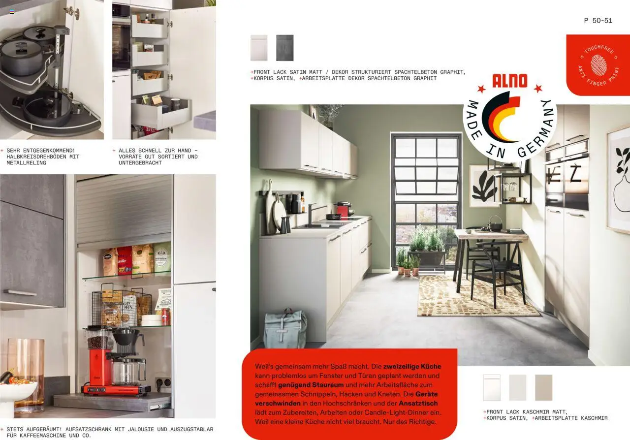 Höffner Alno – gültig ab 22.09.2025 | Seite: 51 | Produkte: Kaffeemaschine, Küche