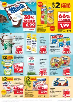 Kaufland gazetka od 31.07.2025 | Strona: 35 | Produkty: Serek wiejski, Mleko, Jogurt, Kawa