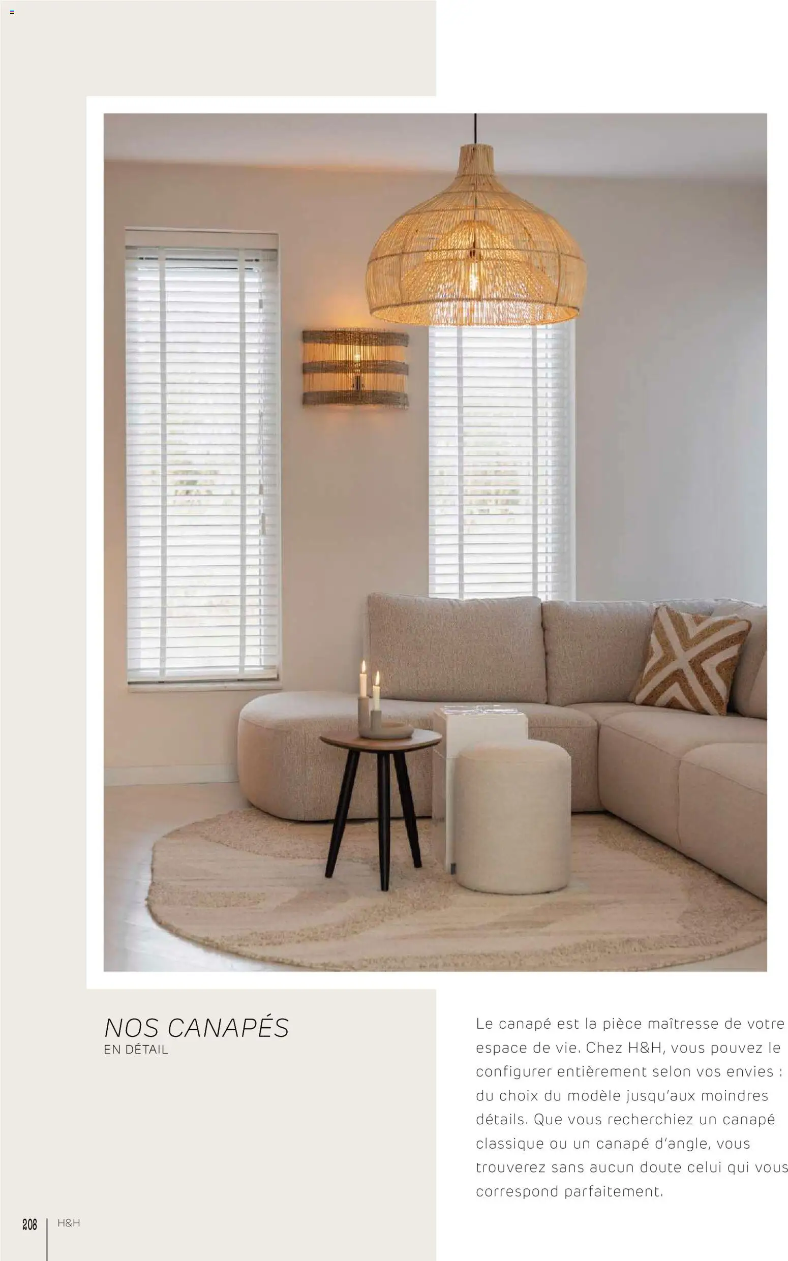 {H1} | Page: 208 | Produits: Canapé