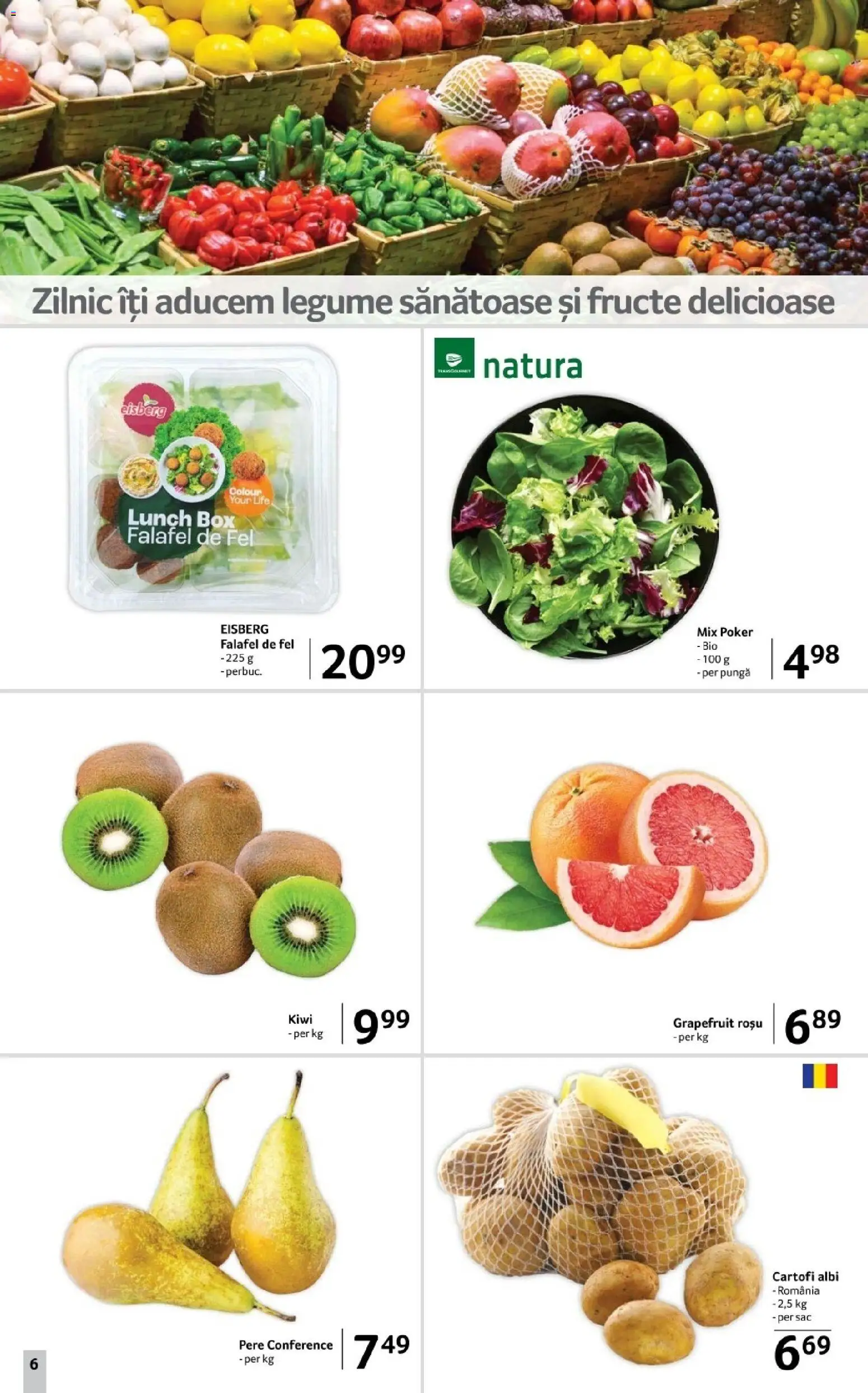 Noul catalog Selgros – valabil de la 02.01.2026 | Pagină: 6 | Produse: Şerit ödül, Pungă, Kiwi, Fructe