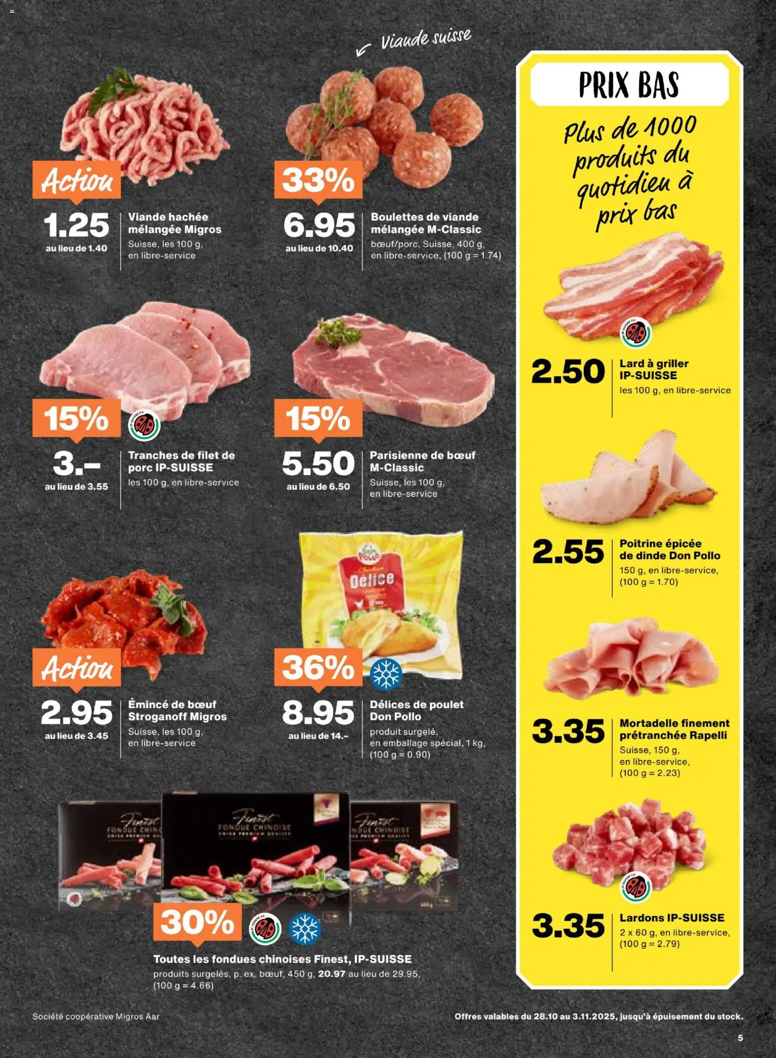 Migros Aktionen FR – gültig ab 28.10.2025 | Seite: 5 | Produkte: Griller