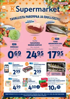 K-Supermarket-mainoslehti voimassa 22.01.2026 alkaen