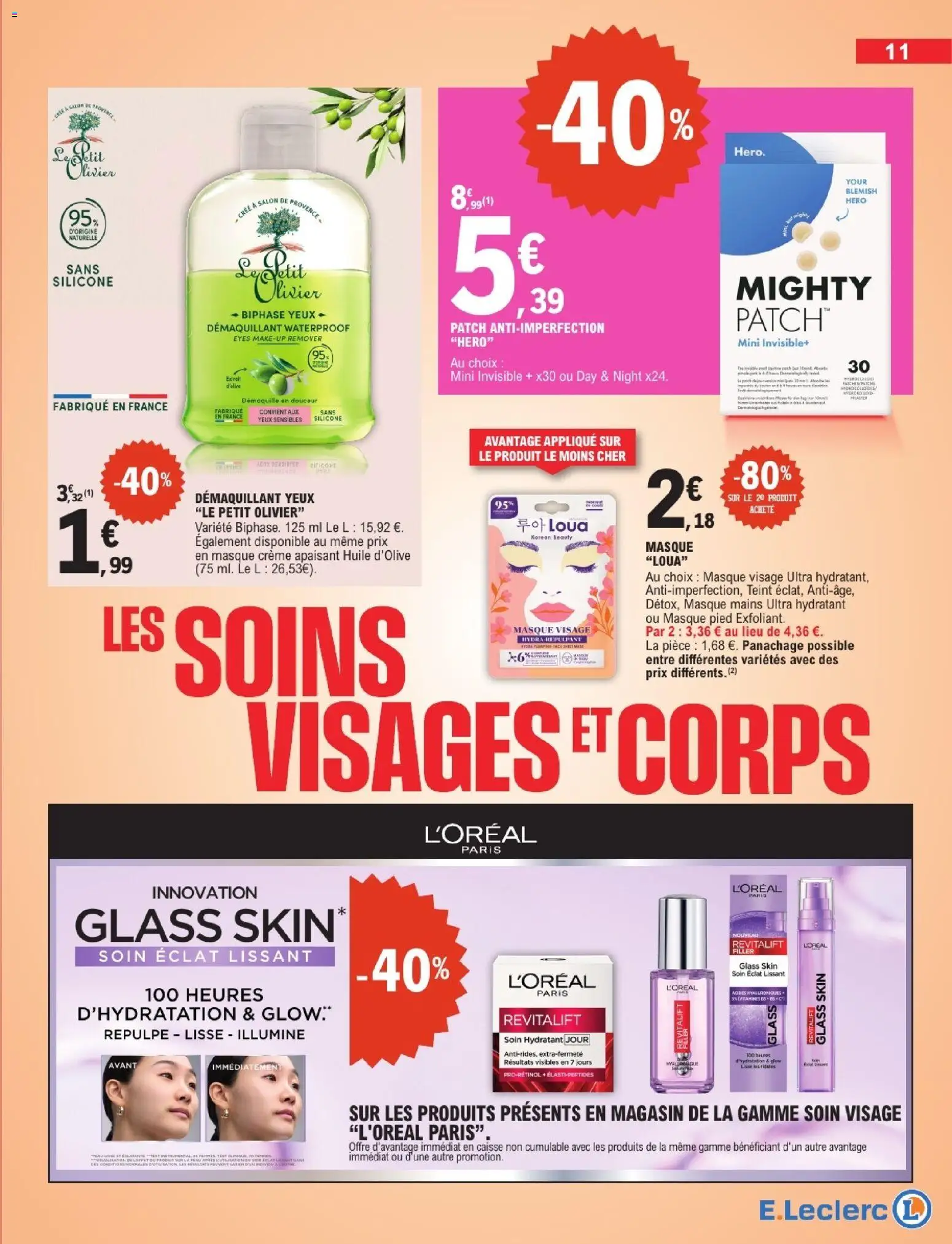 {H1} | Page: 11 | Produits: Serum, Olivier, Huile, Crème