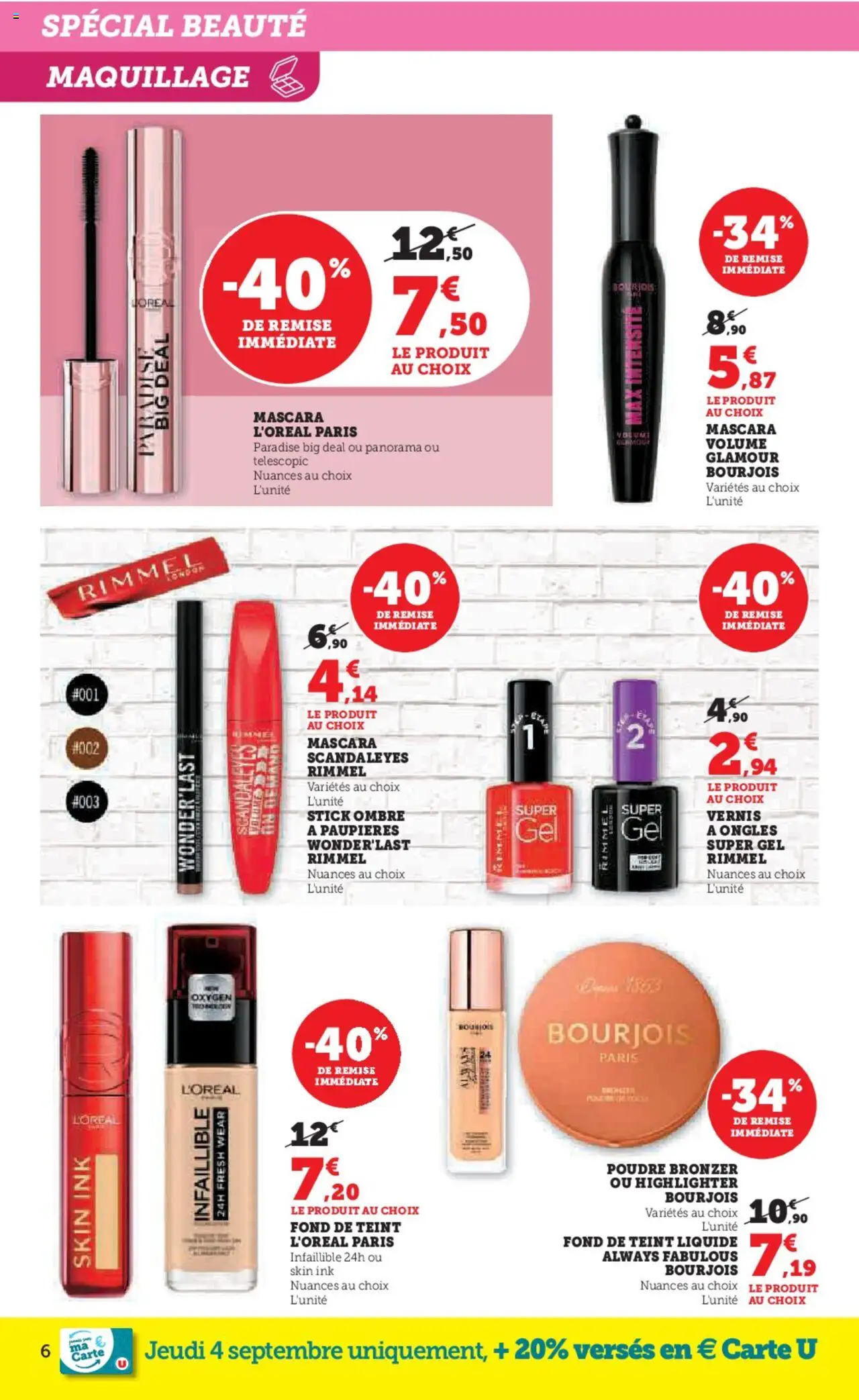  | Page: 6 | Produits: Maquillage, Poudre, Highlighter, Fond de teint