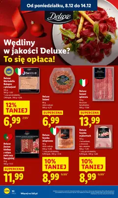Pogląd oferty "Deluxe Szynka wieprzowa, 90 g różne rodzaje" - ważna od 08.12.2025 | Strona: 40