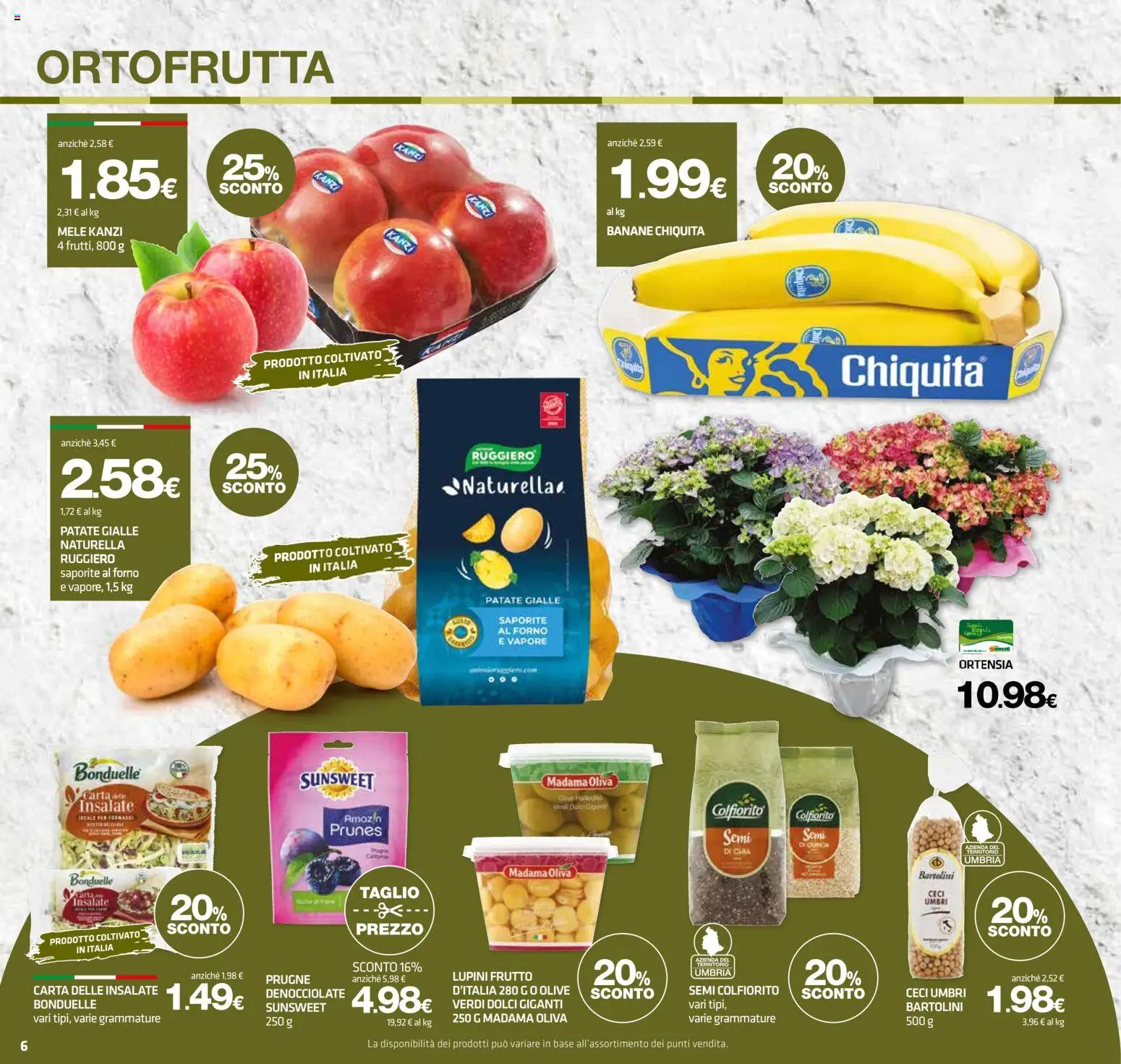Volantino Superconti del 26.03.2026 | Pagina: 6 | Prodotti: Lupini, Mele, Ceci, Patate