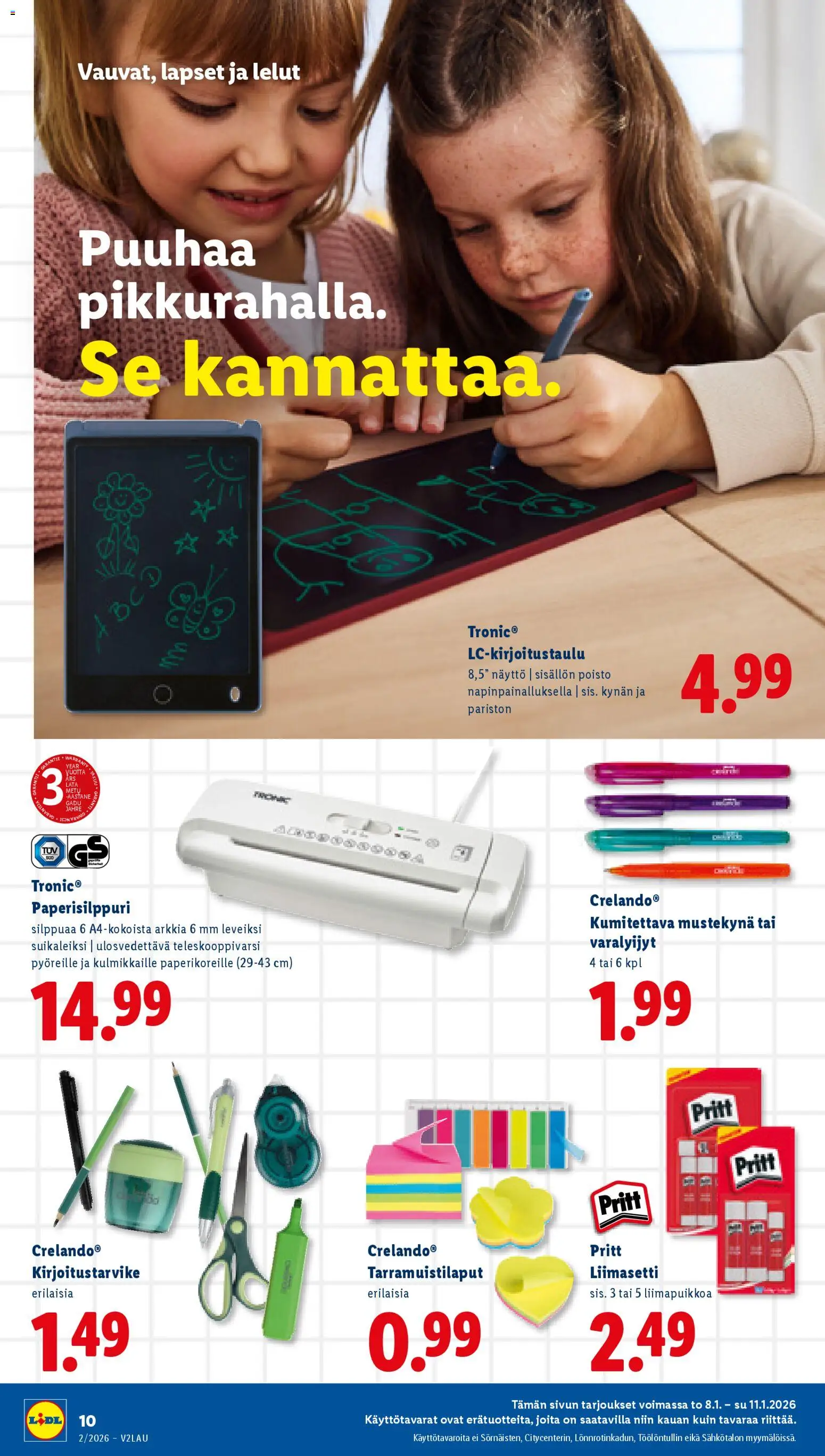 Lidl tarjoukset – voimassa 08.01.2026 alkaen | Sivu: 12 | Tuotteet: Näyttö