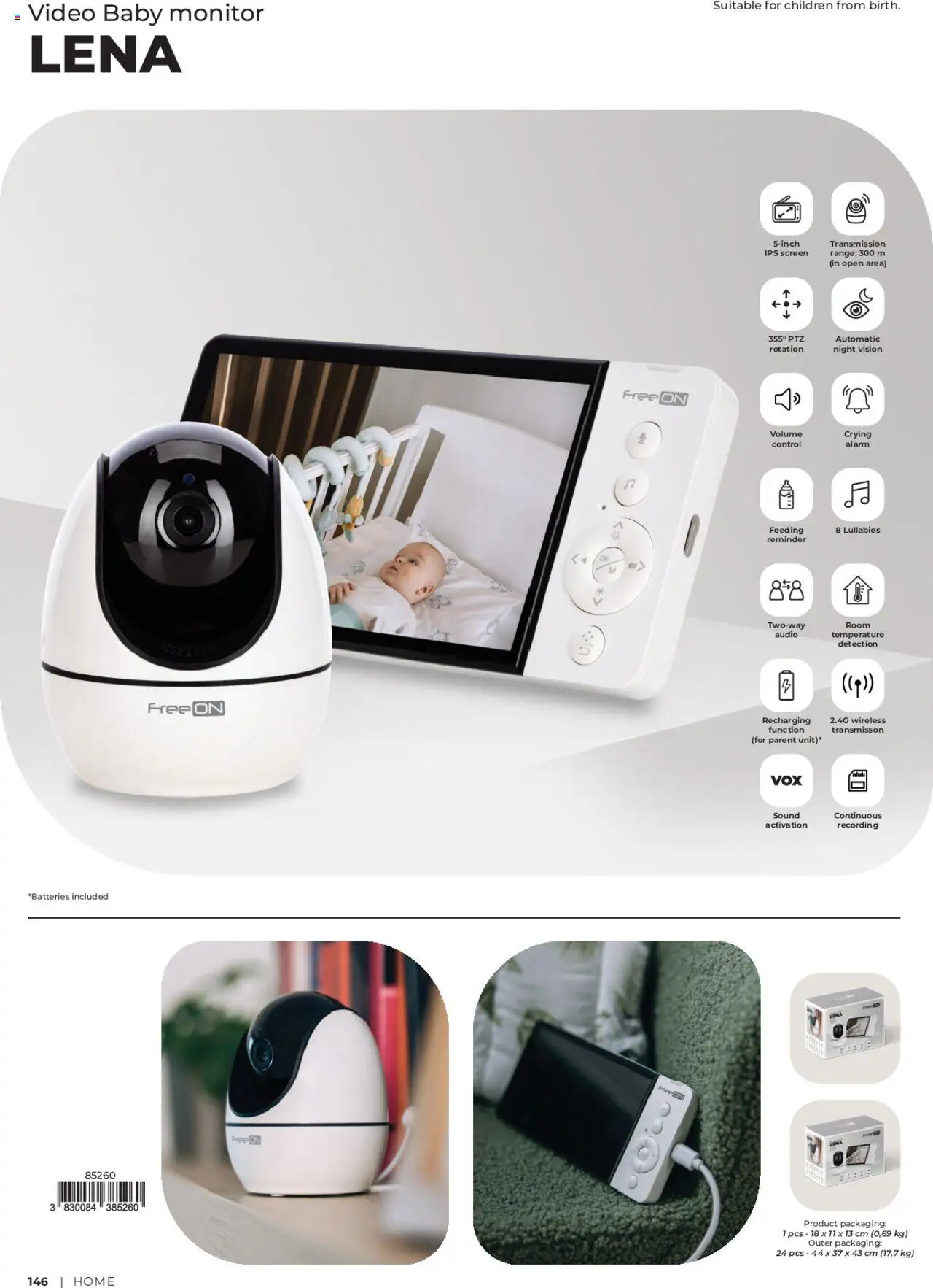 Novi Baby center katalog ponudbe – veljaven od 01.09.2025 | Stran: 146 | Izdelki: Monitor, Video, Audio