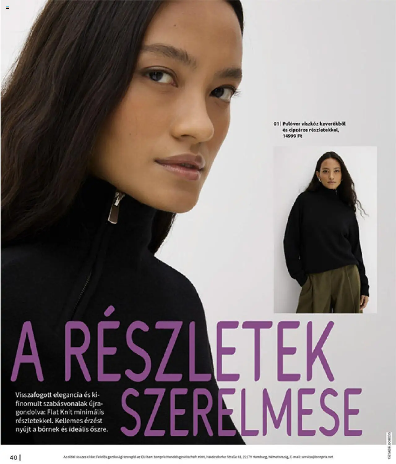Bonprix akciós ujság - amely érvényes a következő dátumtól: 22.09.2025 | Oldal: 42 | Termékek: Pulóver