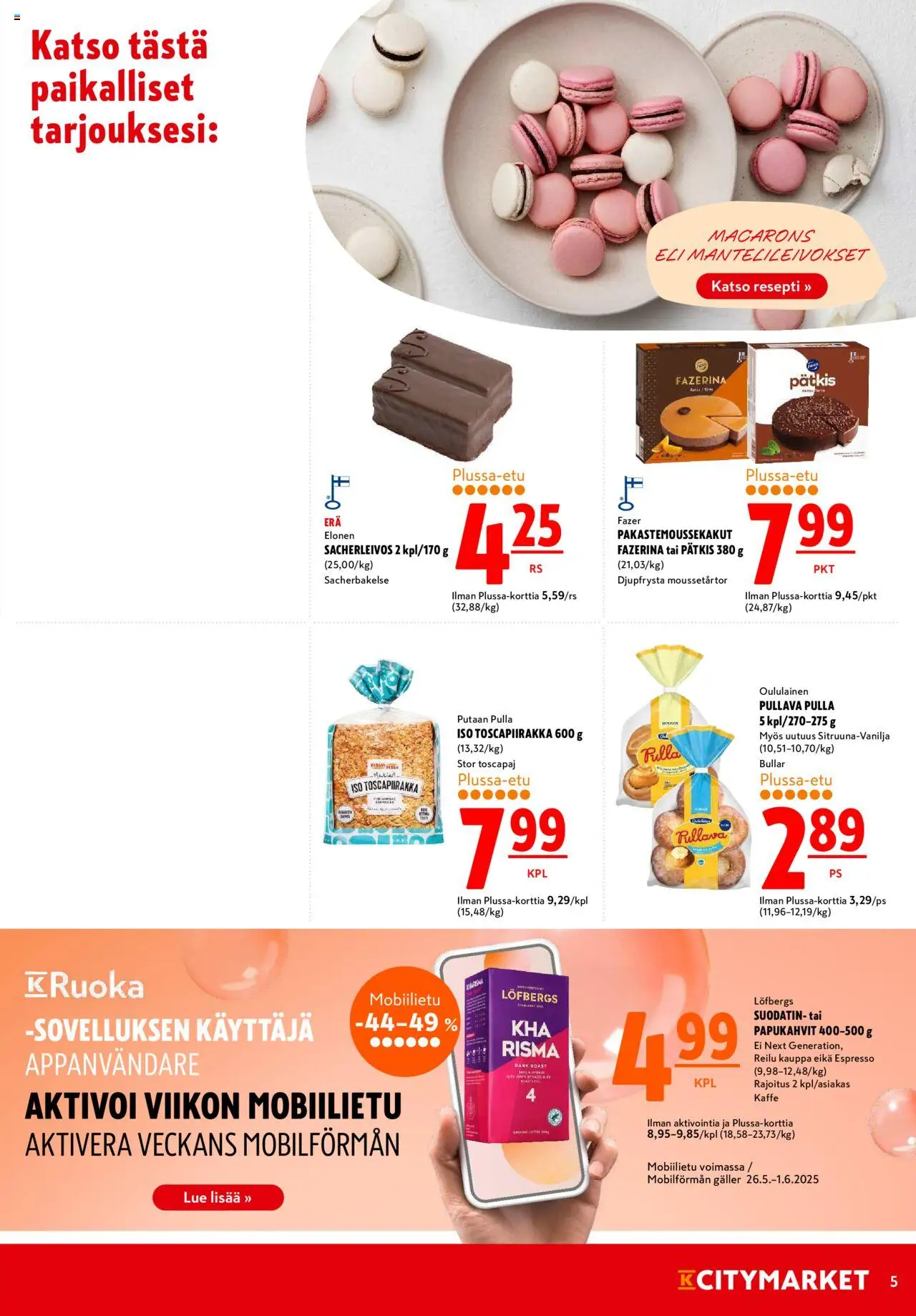  | Sivu: 5 | Tuotteet: Pulla