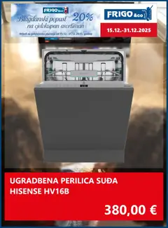 Katalog FRIGO & Co. - Pregled kataloga iz trgovine FRIGO & Co., vrijedi od 16.12.2025 | Stranica: 4 | Proizvodi: Perilica suđa