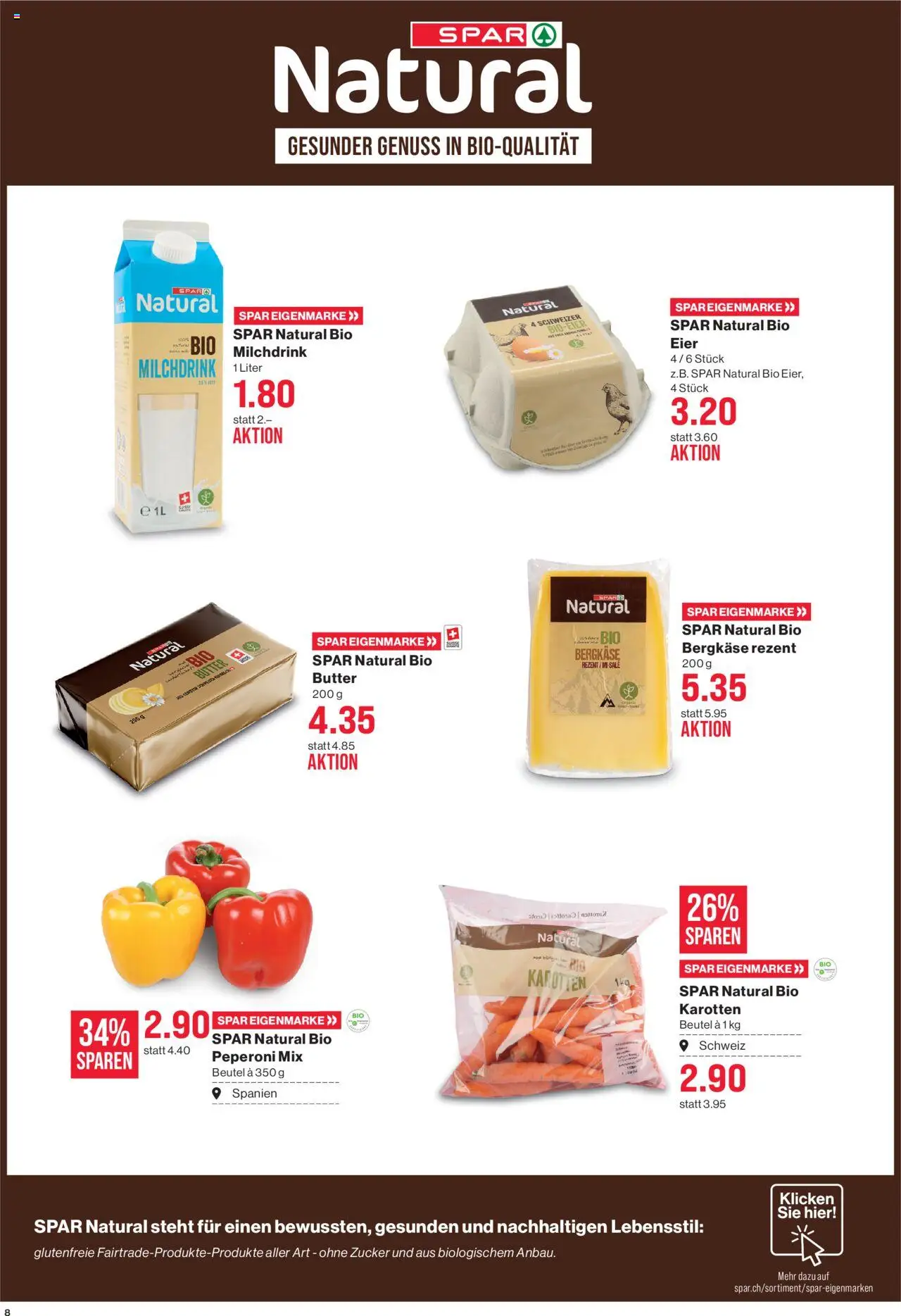 SPAR Aktionen – gültig ab 11.09.2025 | Seite: 8 | Produkte: Butter, Eier, Zucker