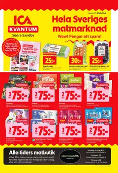 ICA Kvantum - Södra Sandby - Förhandsvisning av reklamblad från butik ICA Kvantum aktuell från 25.08.2025