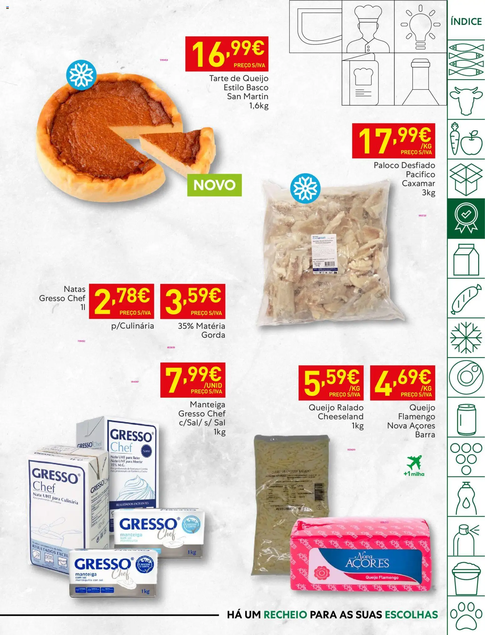 Recheio folheto │ válido de 18.11.2025 | Página: 9 | Produtos: Manteiga, Tarte, Nata, Natas