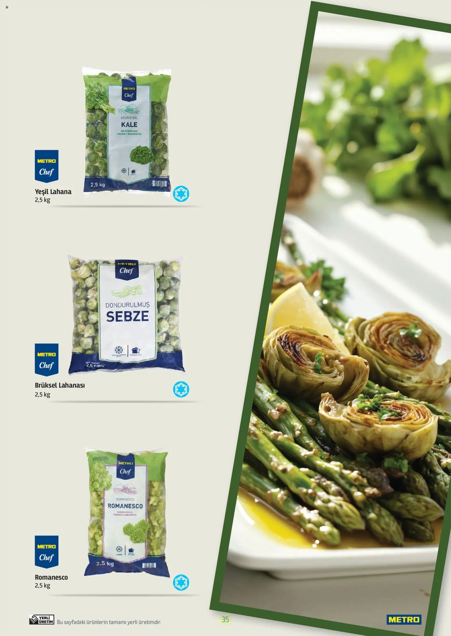 Metro - Bitki Bazlı ve Vegan 2025 - 21.10.2025 tarihinden itibaren geçerlidir | Sayfa: 35 | Ürünler: Sebze, Lahana, Brüksel Lahanası