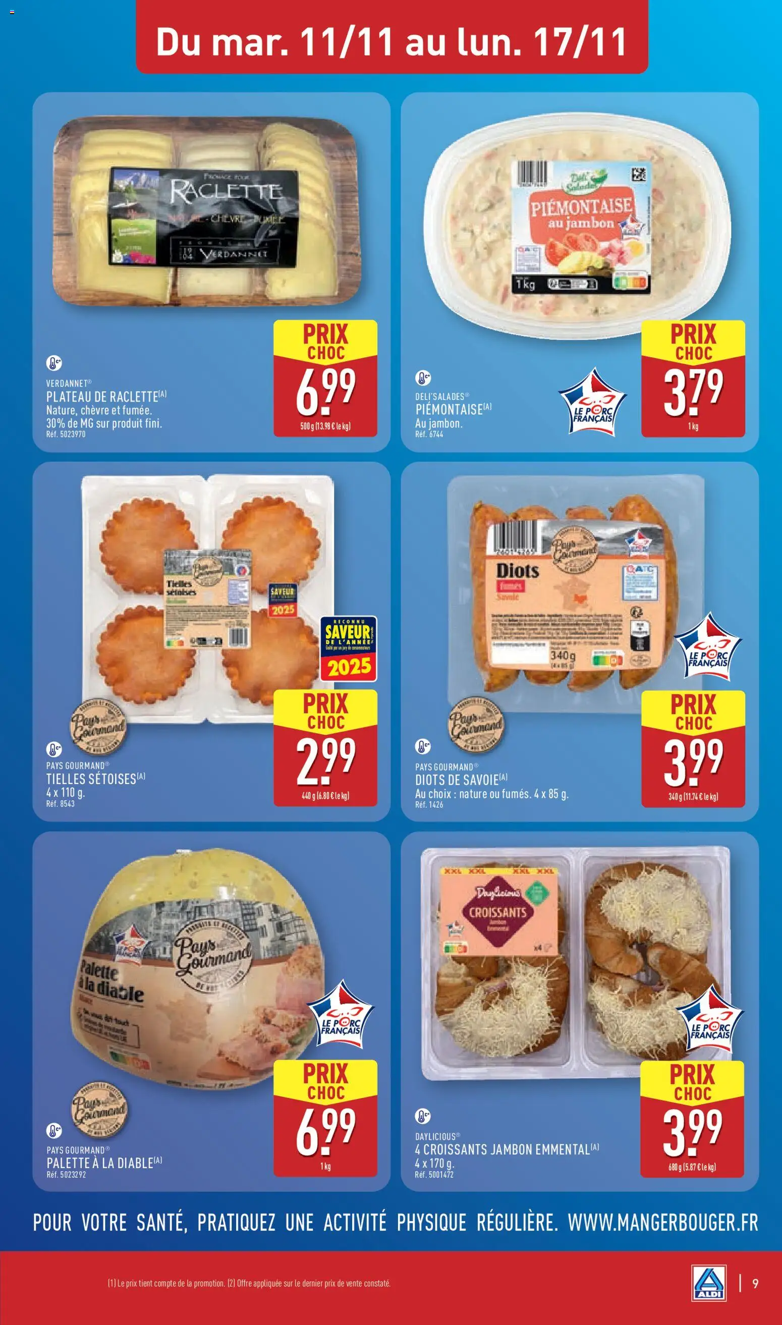 {H1} | Page: 12 | Produits: Plateau, Raclette, Jambon, Porc