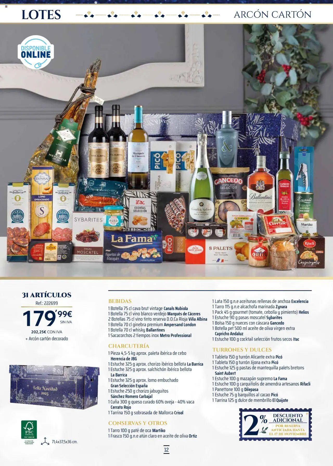 Makro - Lotes y cestas Cataluña y Sur 2 │ válido desde el 04.10.2025 | Página: 12 | Productos: Paté, Φρυγανιές σικάλεως, Sobrasada, Cuna