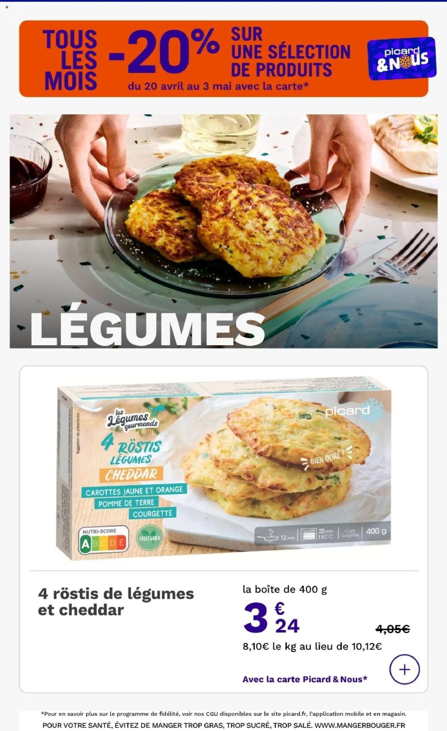 {H1} | Page: 19 | Produits: Carottes, Pomme, Courgette, Cheddar