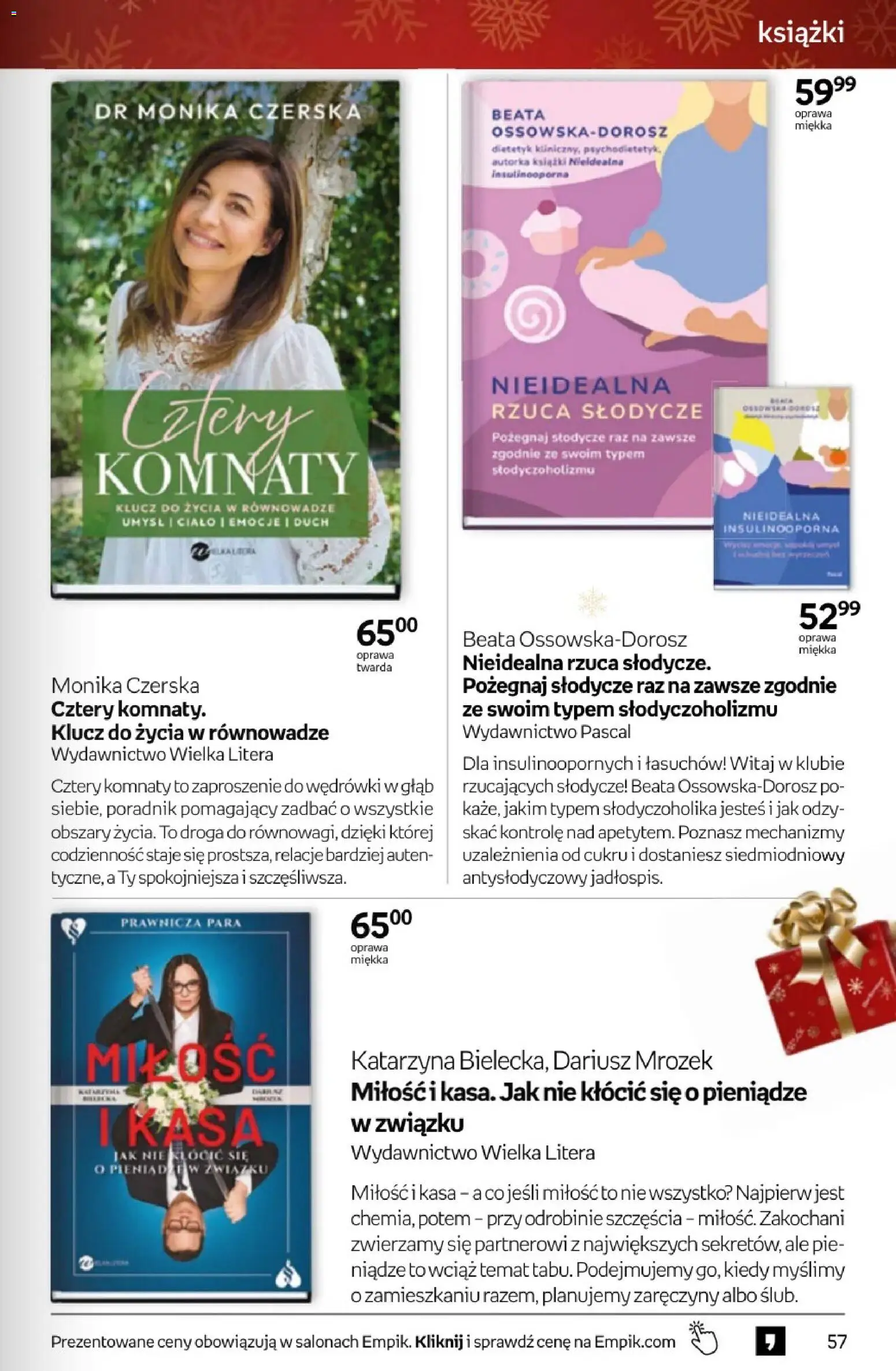 Empik promocje - Tom kultury Książki od 12.11.2025 | Strona: 57 | Produkty: Słodycze, Książki