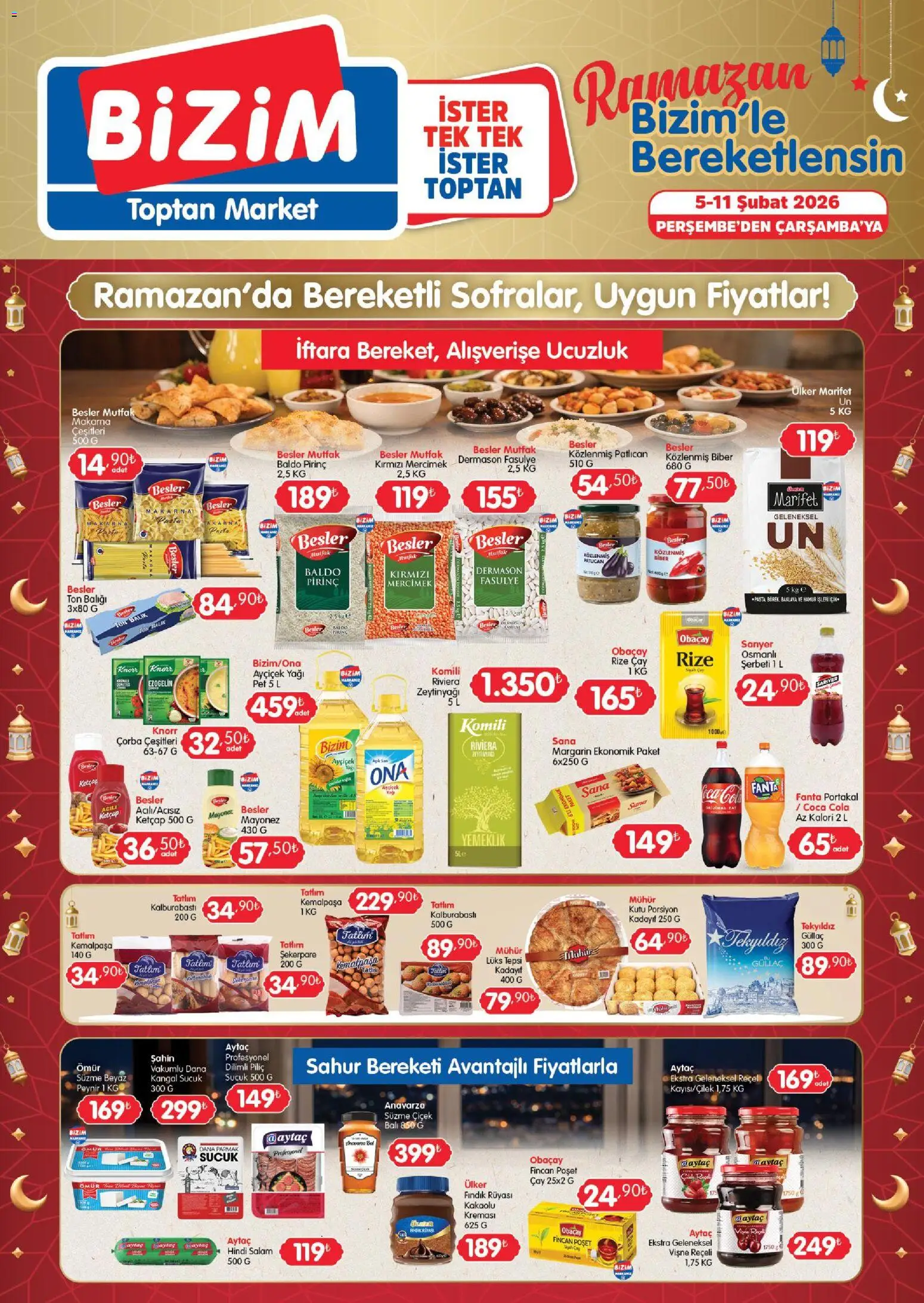 Bizim Toptan Katalog - 05.02.2026 tarihinden itibaren geçerlidir | Sayfa: 1