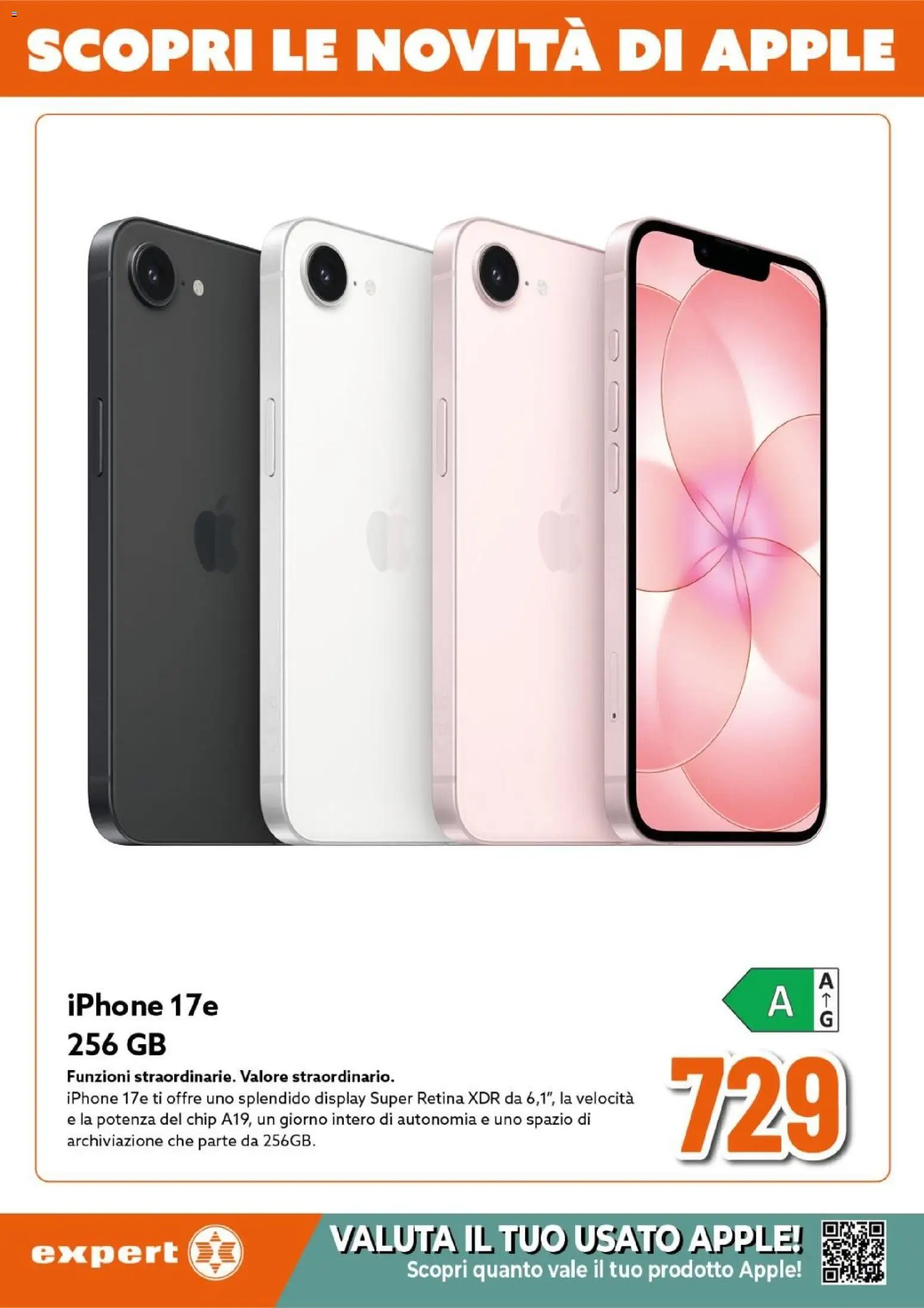 Volantino Expert del 12.03.2026 | Pagina: 33 | Prodotti: Iphone