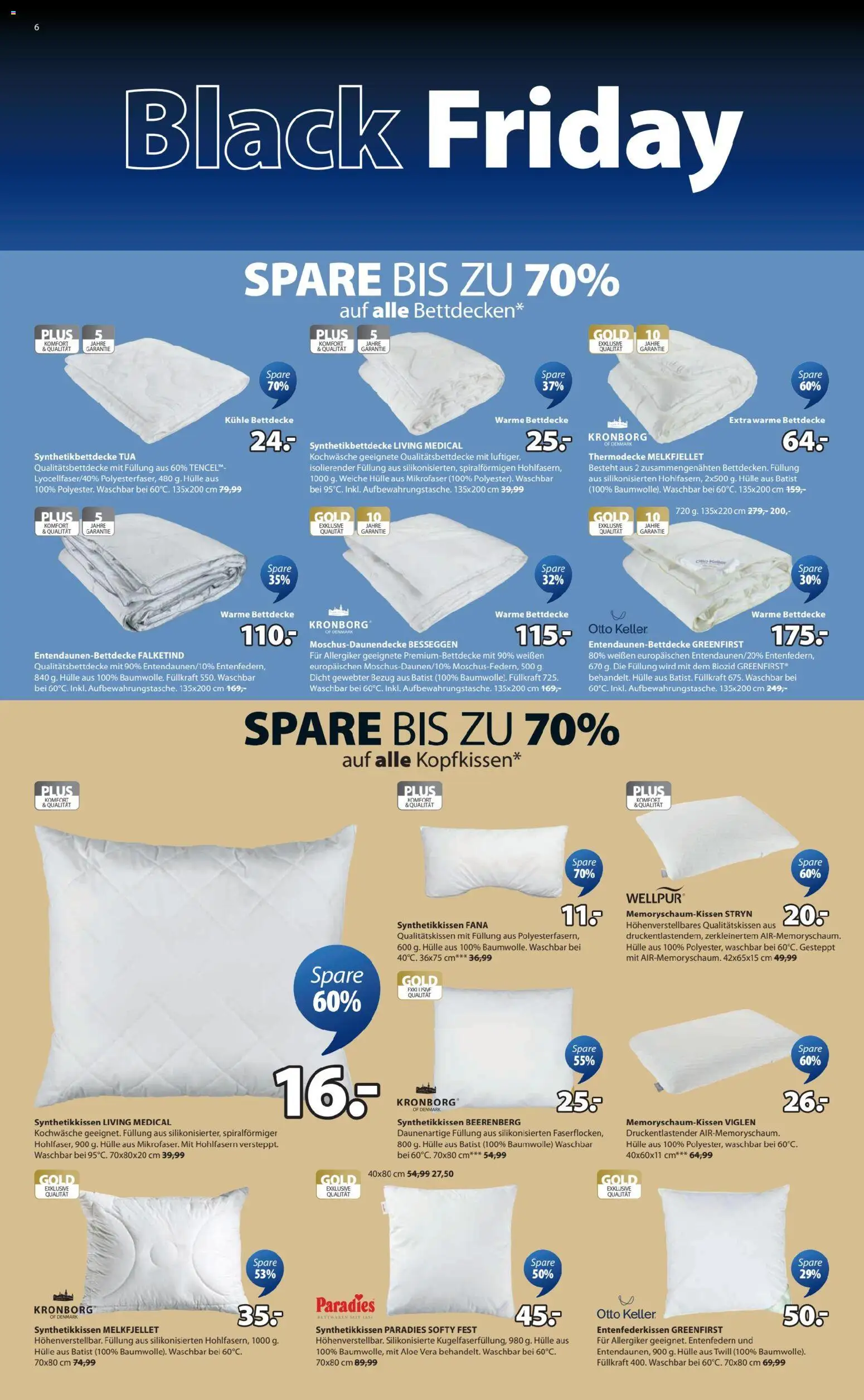 JYSK - Black Friday gültig ab 24.11.2025 | Seite: 6 | Produkte: Hülle