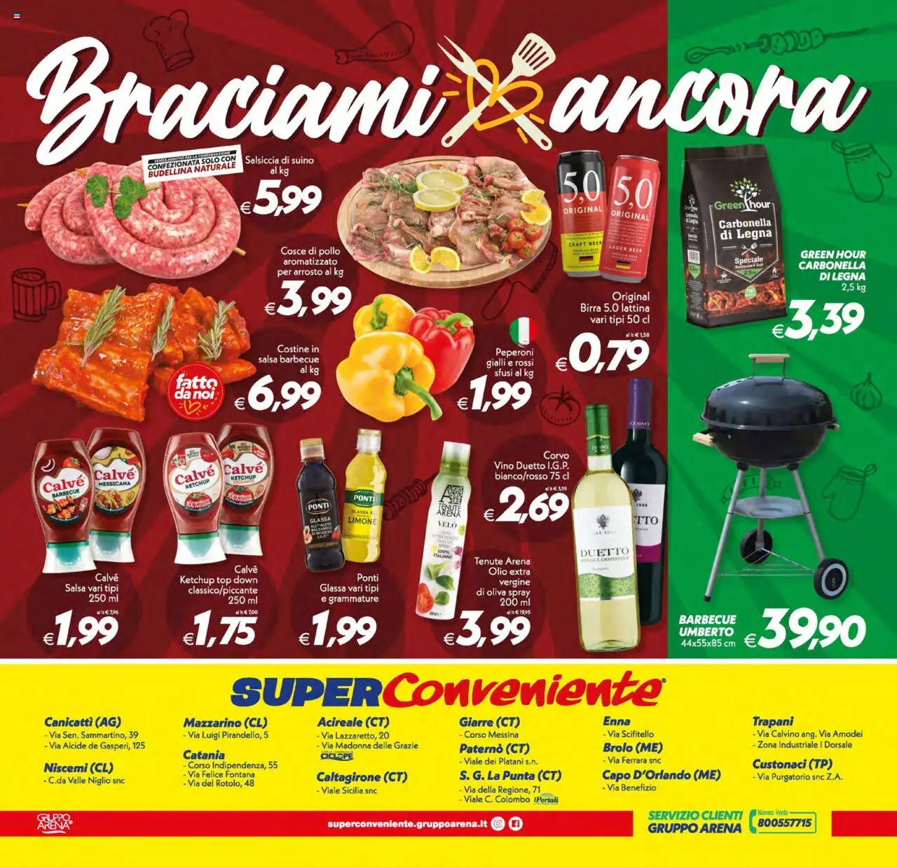 Volantino SuperConveniente del 12.08.2025 | Pagina: 20 | Prodotti: Arrosto, Limone, Glassa, Cosce di pollo