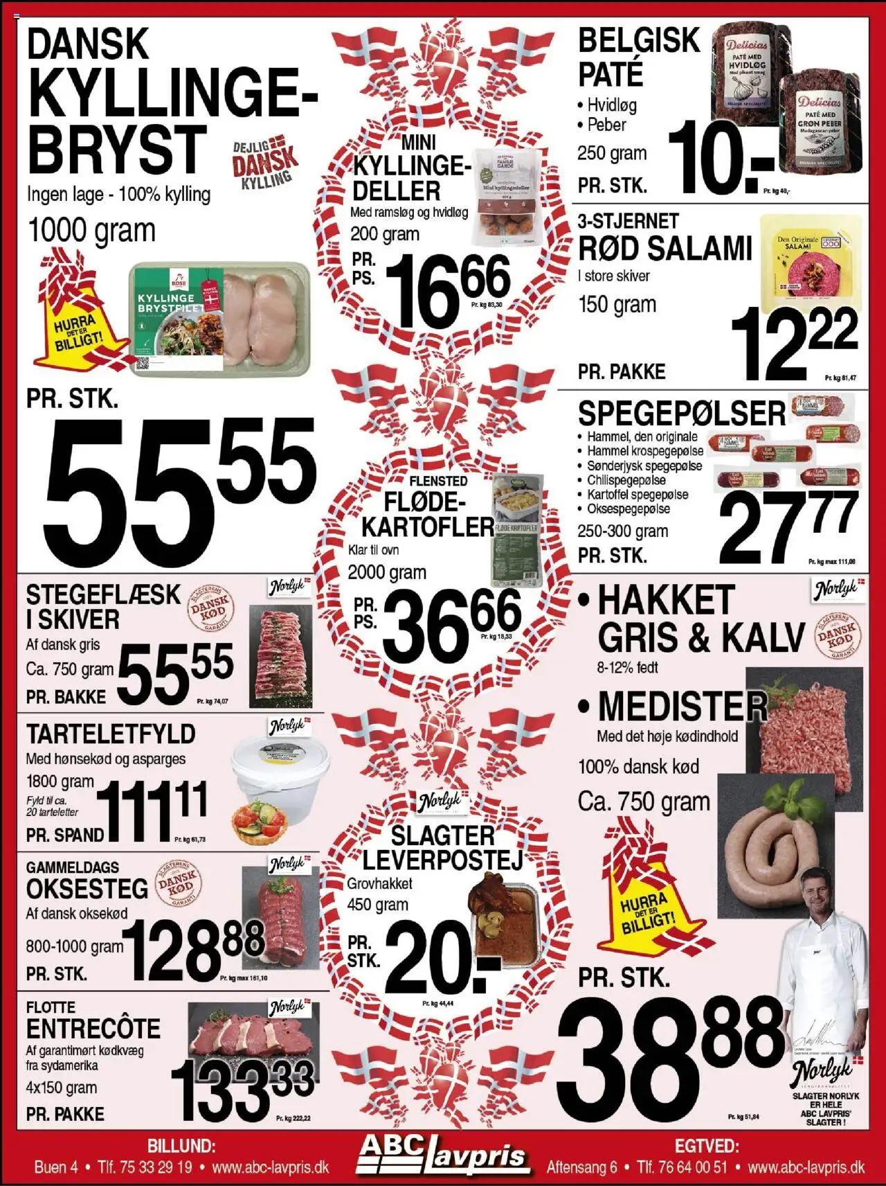 Abc Lavpris Tilbudsavis gyldig fra 27.08.2025 | Side: 7 | Produkter: Salami, Oksekød, Fløde, Entrecote