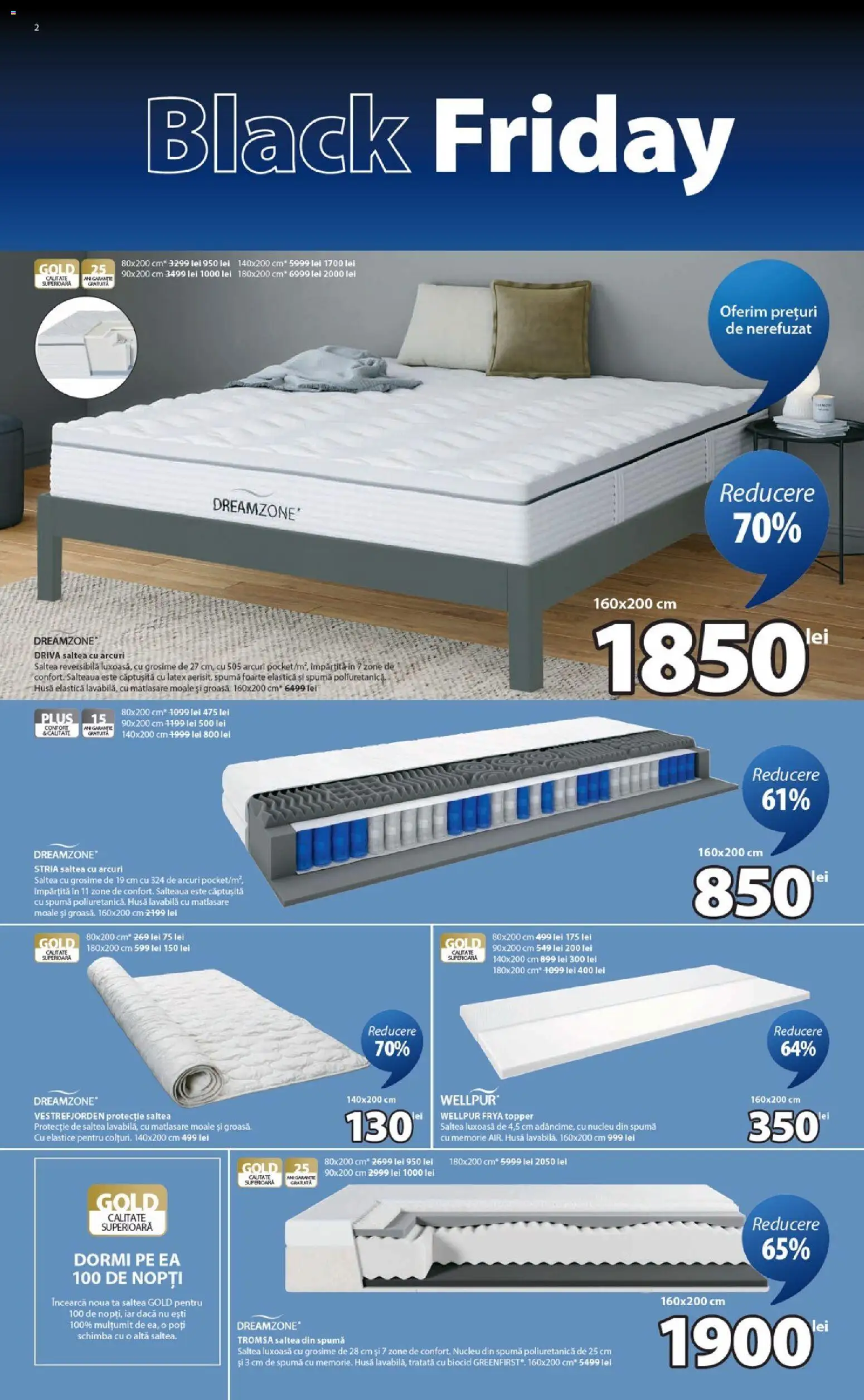 Noul catalog JYSK – valabil de la 14.11.2025 | Pagină: 2 | Produse: Memorie, Saltea, Topper, Türk kahvesi öğütme değirmeni